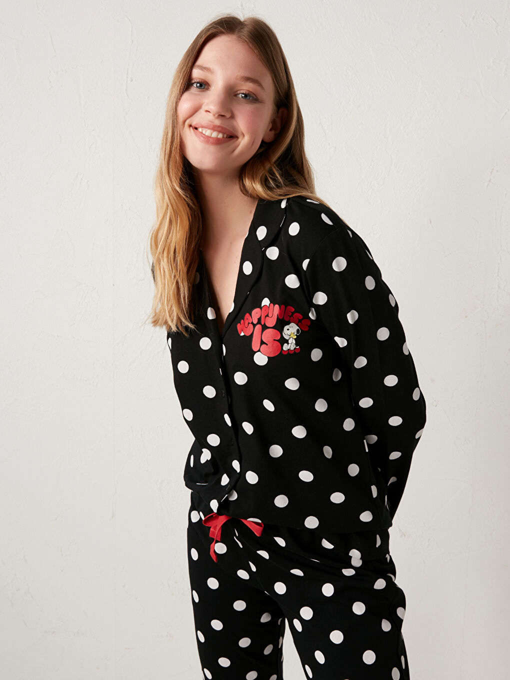 Snoopy Printed Pyjamas Set-4
