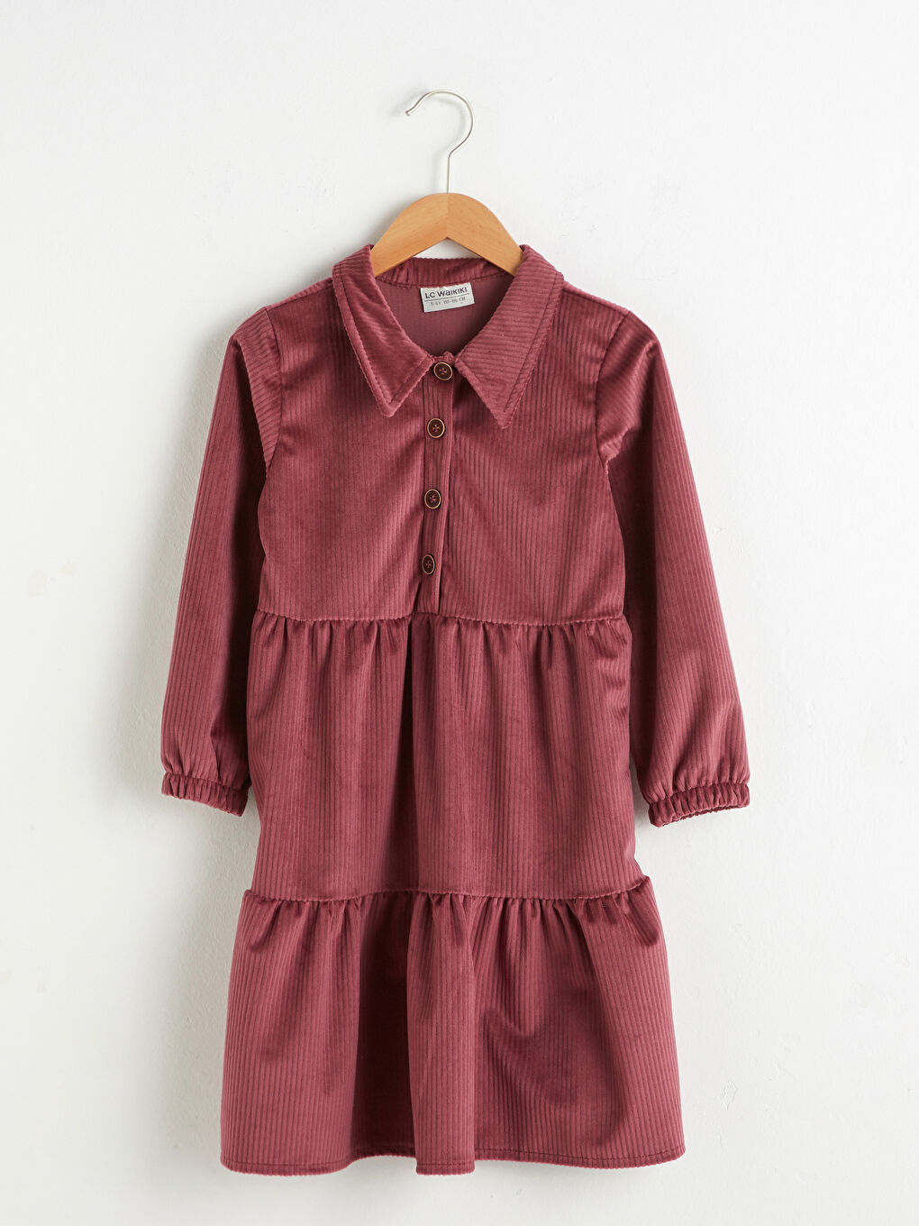 LC WAIKIKI Girl's Velvet Dress -0WIH66Z4-HAG