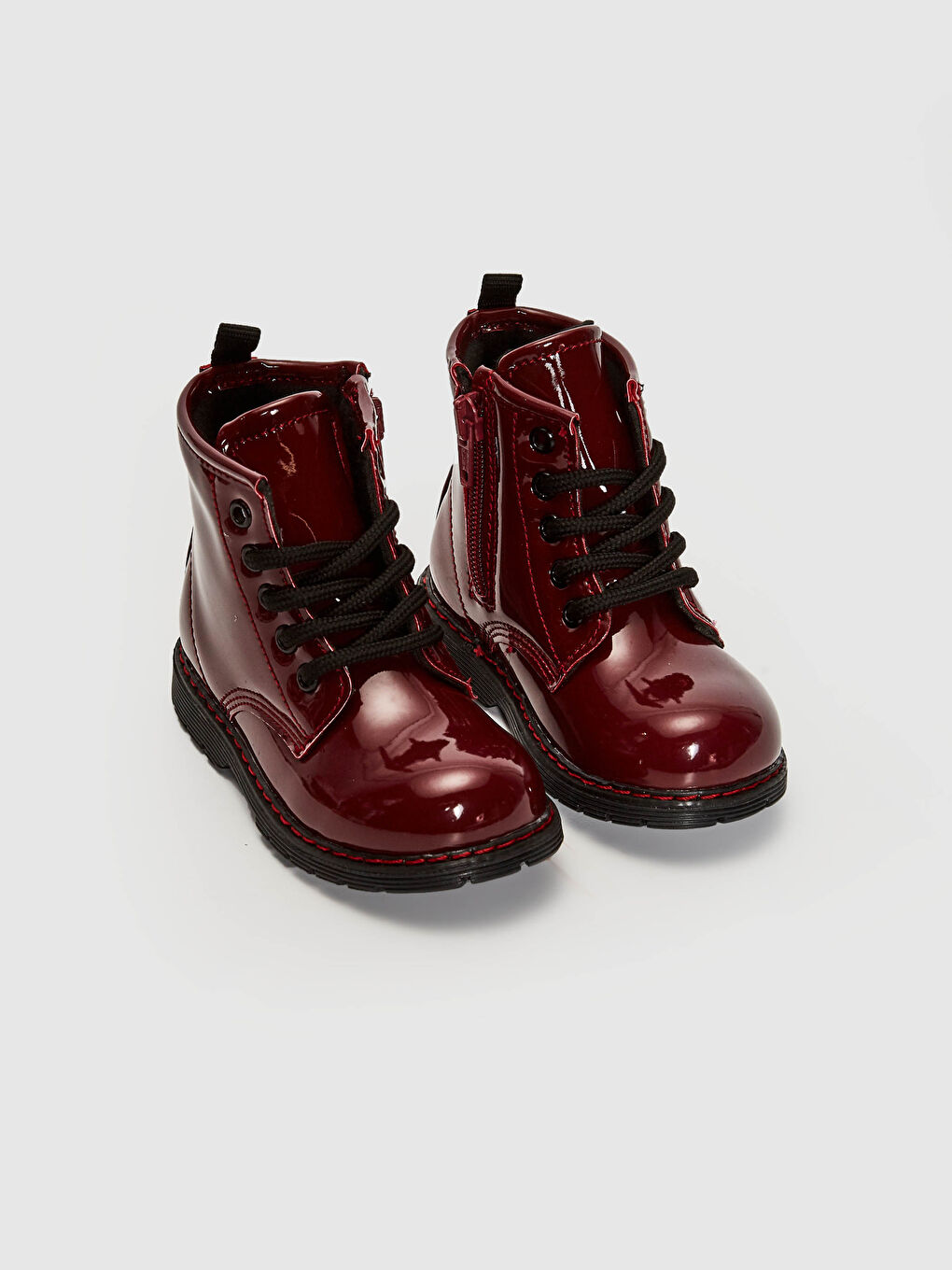 Botte Brillante à Lacets pour Bébé Fille