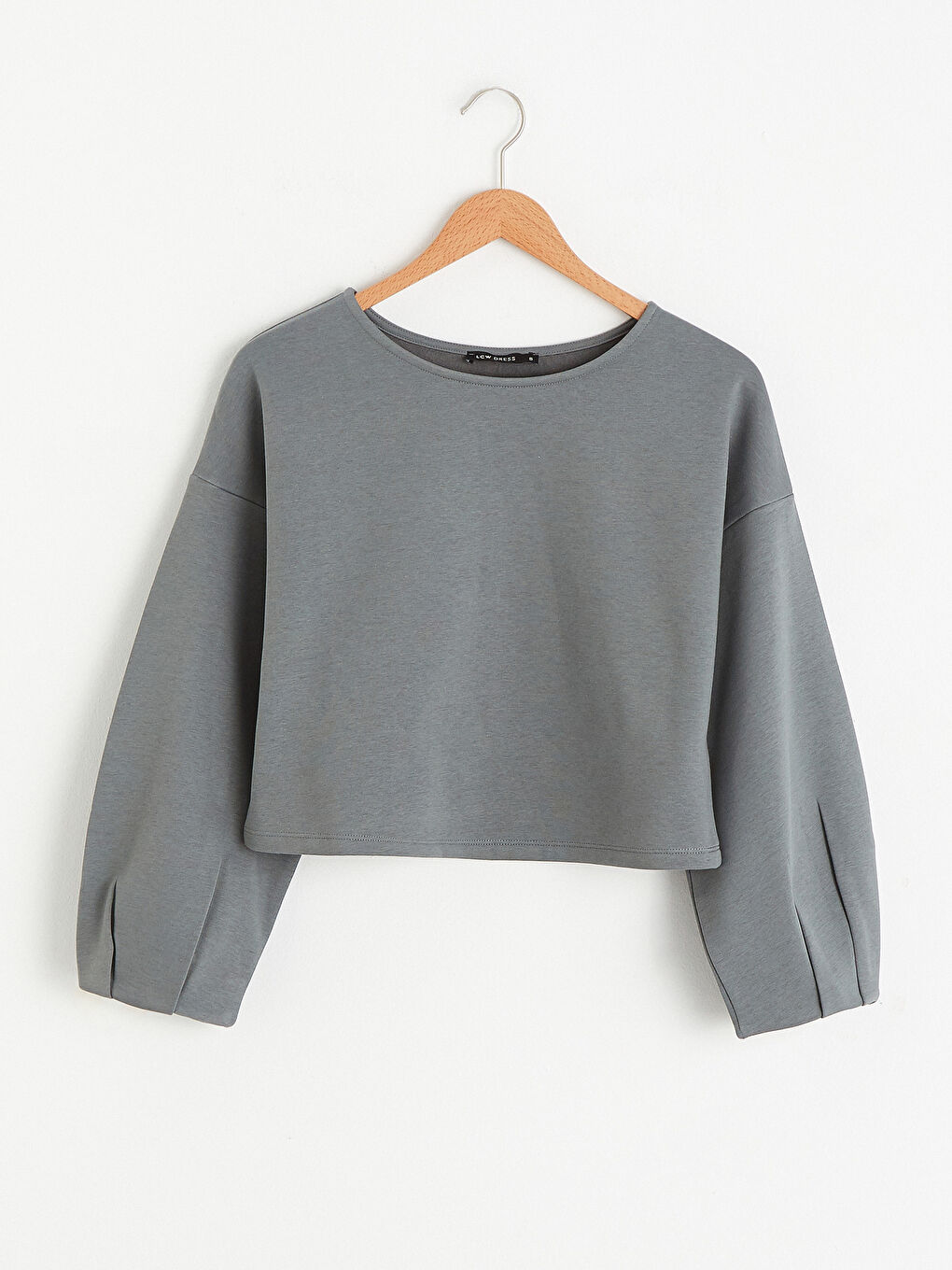 LCW Limited Rundhalsausschnitt Langarm Schlichtes Sweatshirt -0WIJ30Z8-H0W