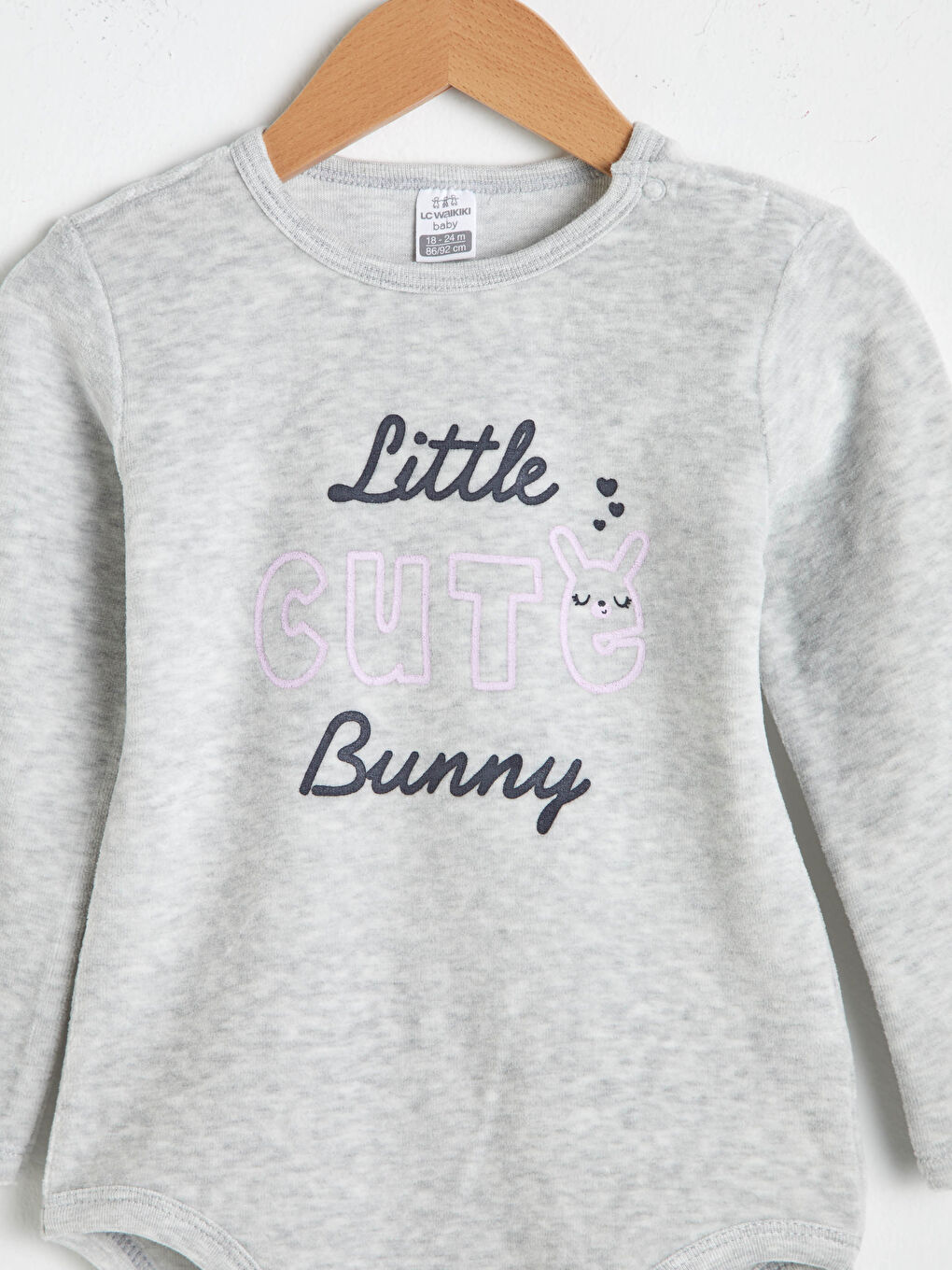 Beyaz Kız Bebek Baskılı Pijama Takımı-4