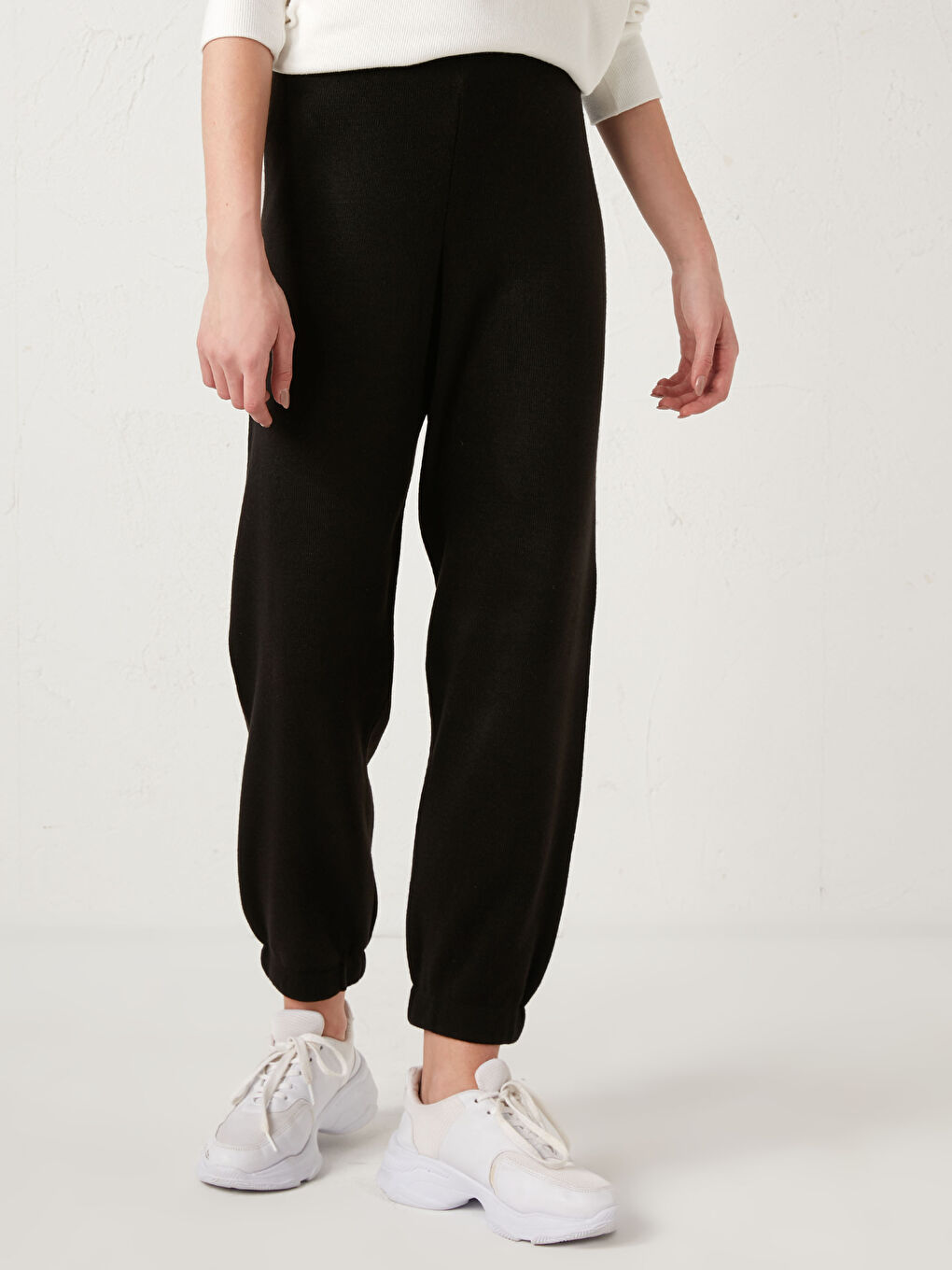 Брюки с эластичной резинкой на талии-2