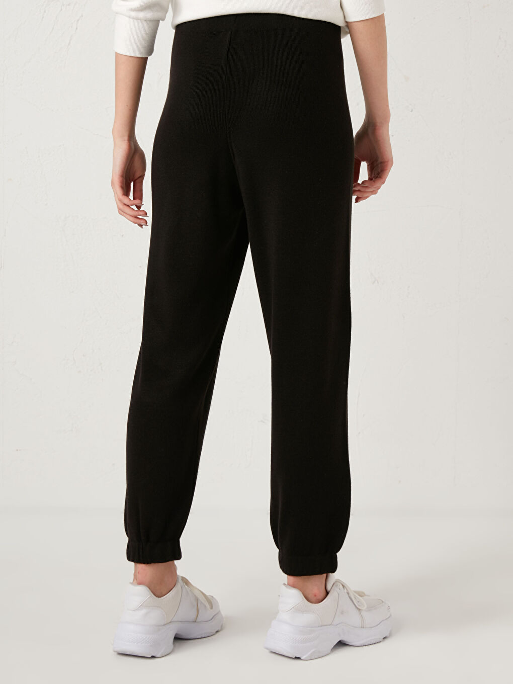 Брюки с эластичной резинкой на талии-3