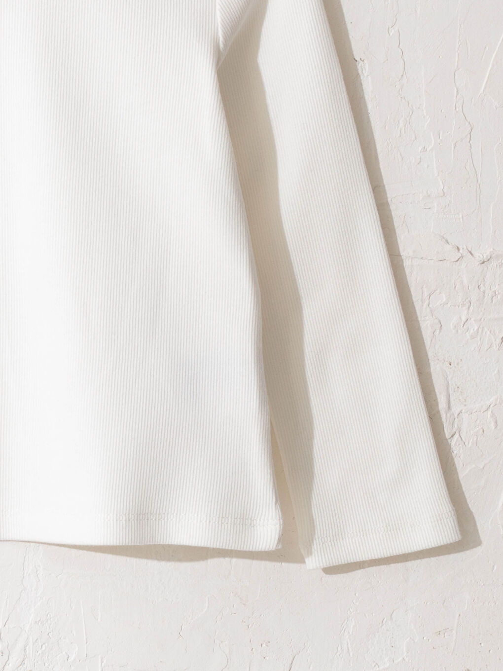 Ekru Kız Çocuk Pamuklu Basic Tişört-2