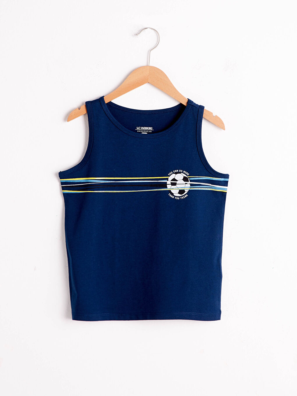 Boy's Printed Cotton Tank Top
