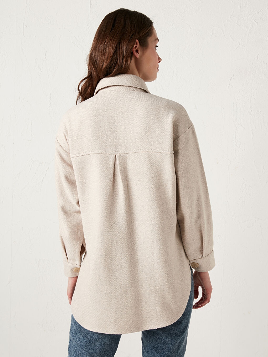 Chemise Femme Gabardine Manches Longues-4