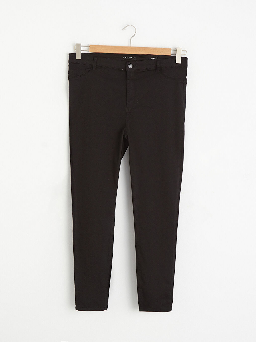 Siyah Yüksek Bel Jüpiter Süper Skinny Fit Kadın Jean Pantolon