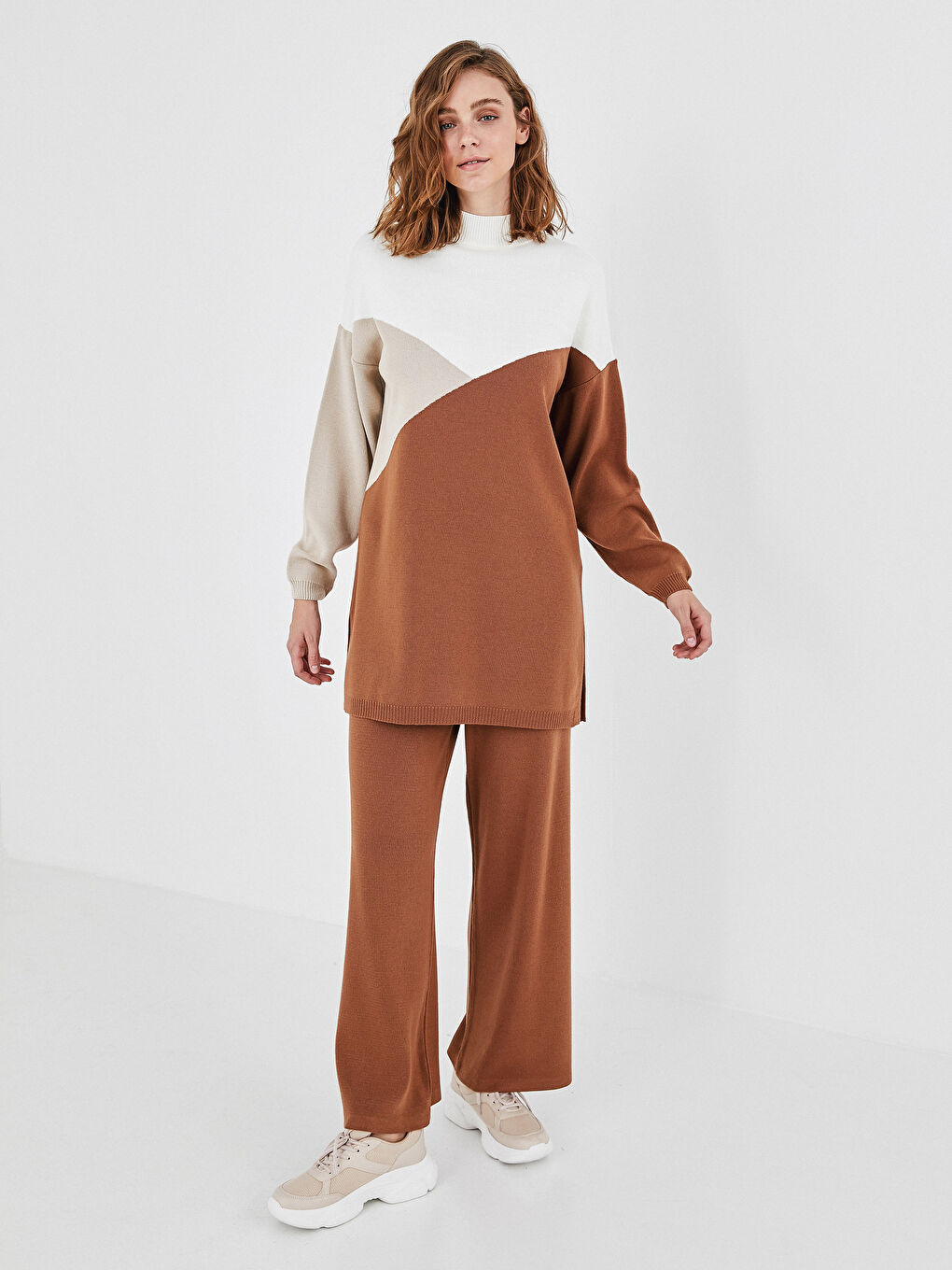 Elastic Waist Tricot Trousers-1