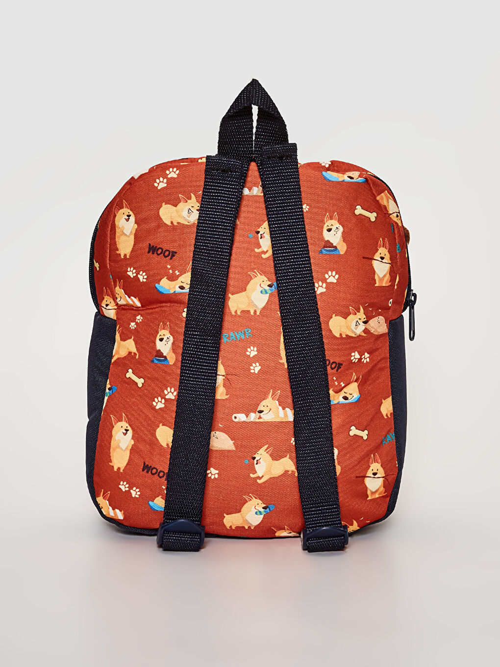 Turuncu Erkek Çocuk Peluş Oyuncaklı Sırt Çantası-3