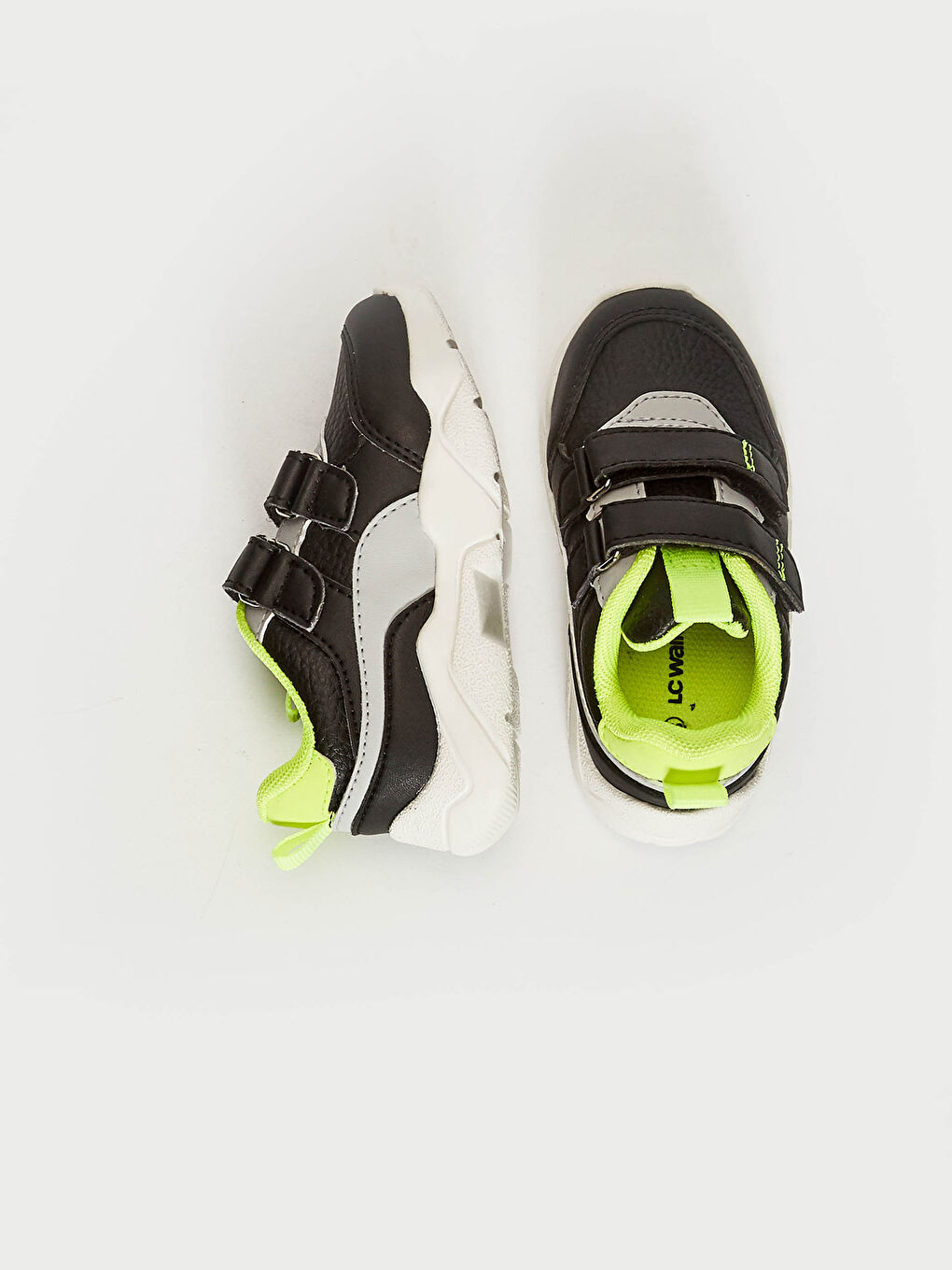 Siyah Erkek Bebek Cırt Cırtlı Günlük Spor Ayakkabı-2