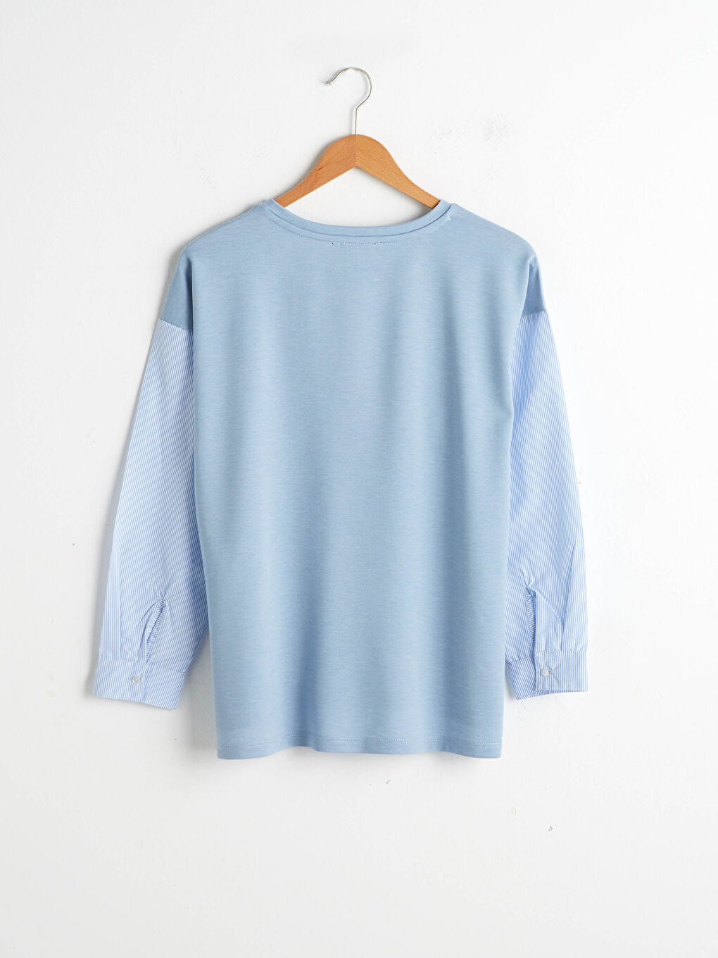 Maternity Long Sleeve Plain Blouse-6