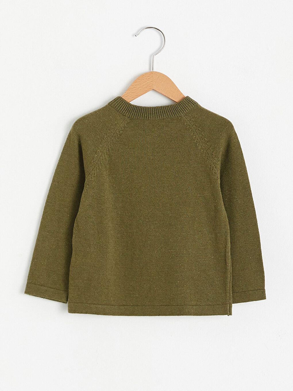 Haki Erkek Bebek Kaşmir Triko Kazak-1