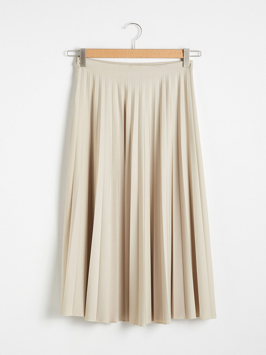 Beli Lastikli Pileli Etek-7