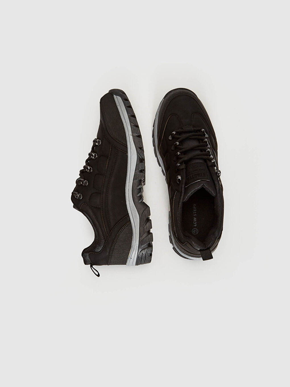 Siyah Erkek Bağcıklı Trekking Ayakkabı-2