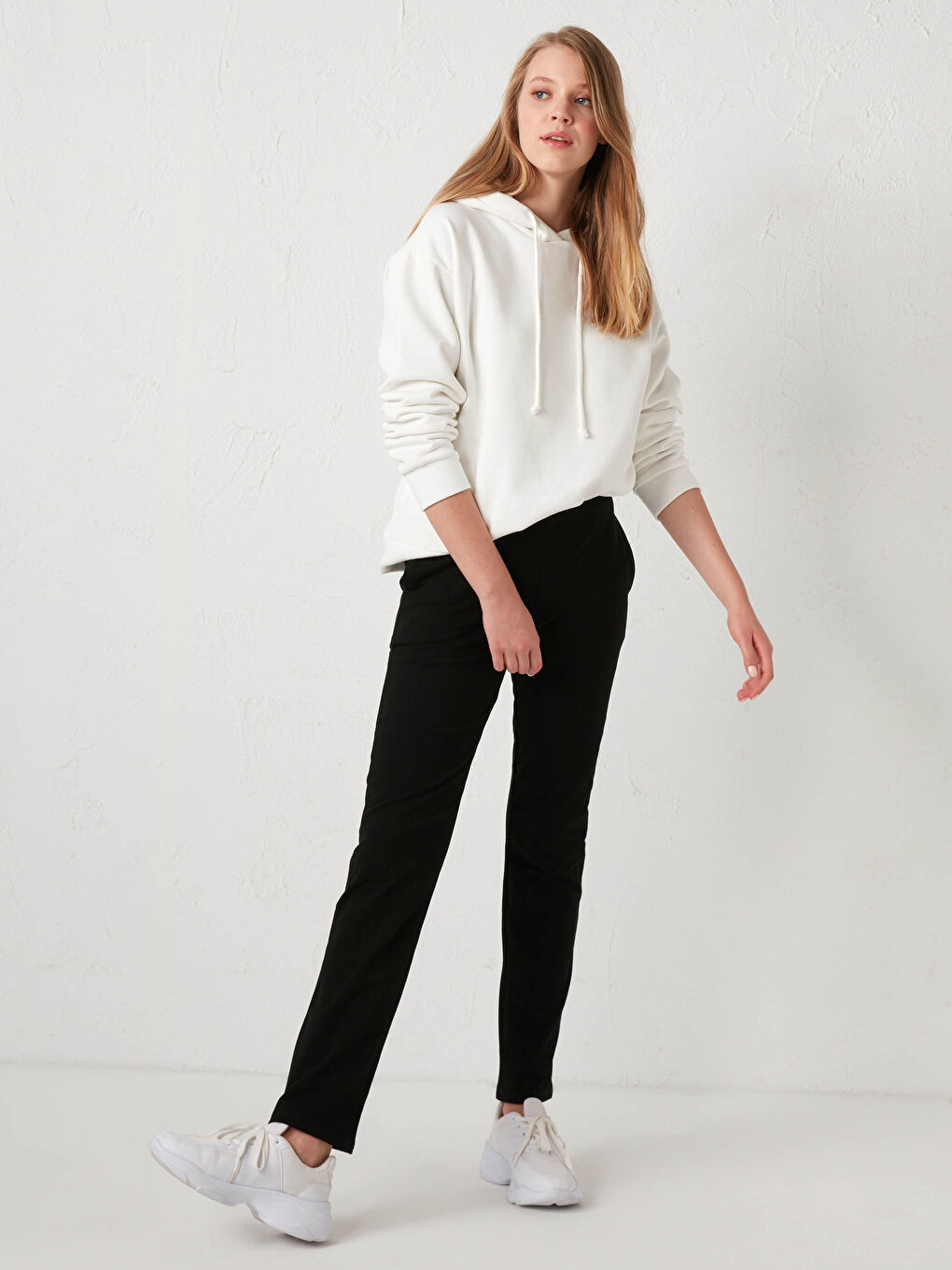 Elastic Waist Cotton Sweatpants