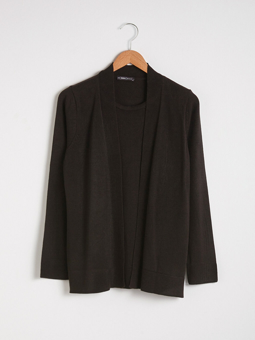 Siyah Bisiklet Yaka Triko Kazak-5