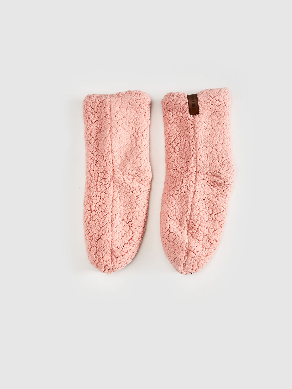 Pembe Kadın Peluş Ev Terliği