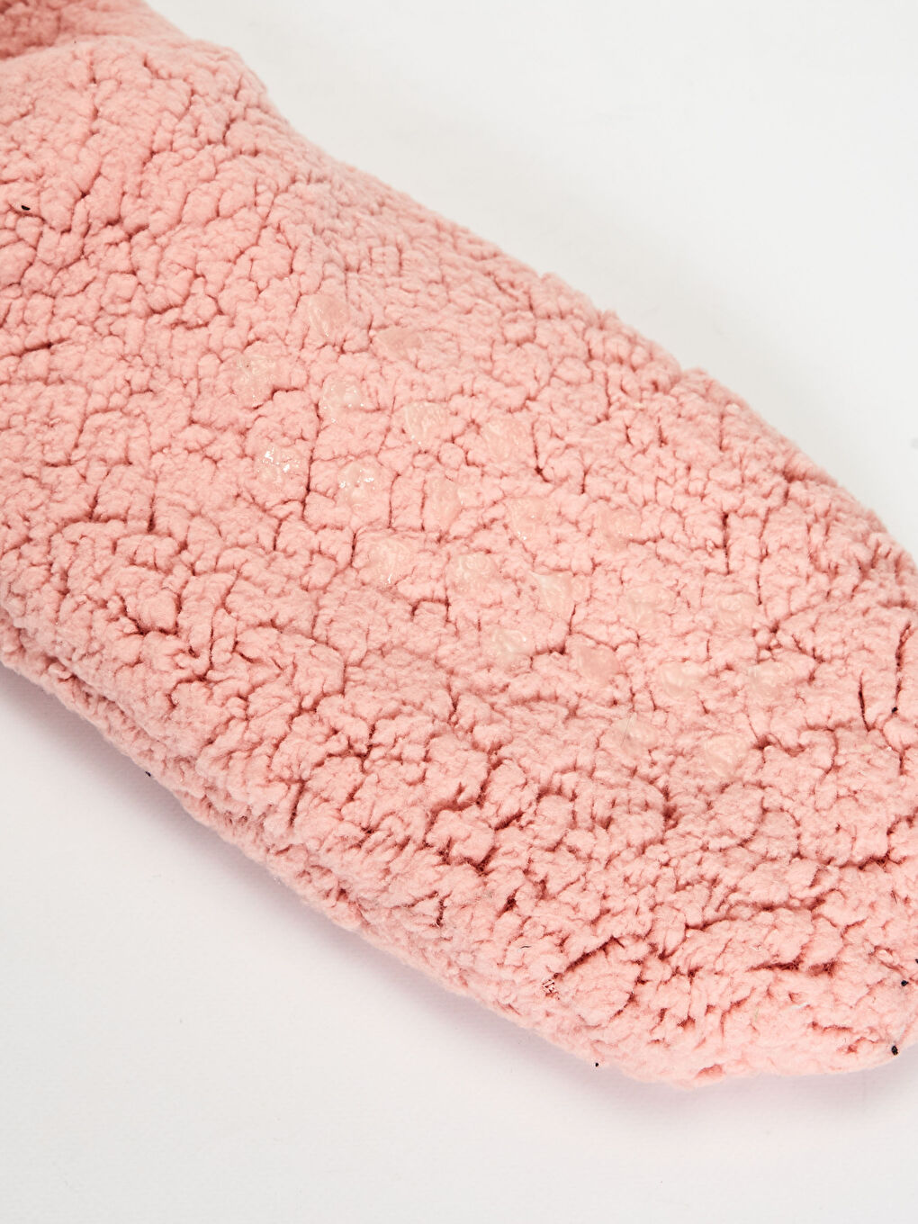 Pembe Kadın Peluş Ev Terliği-1