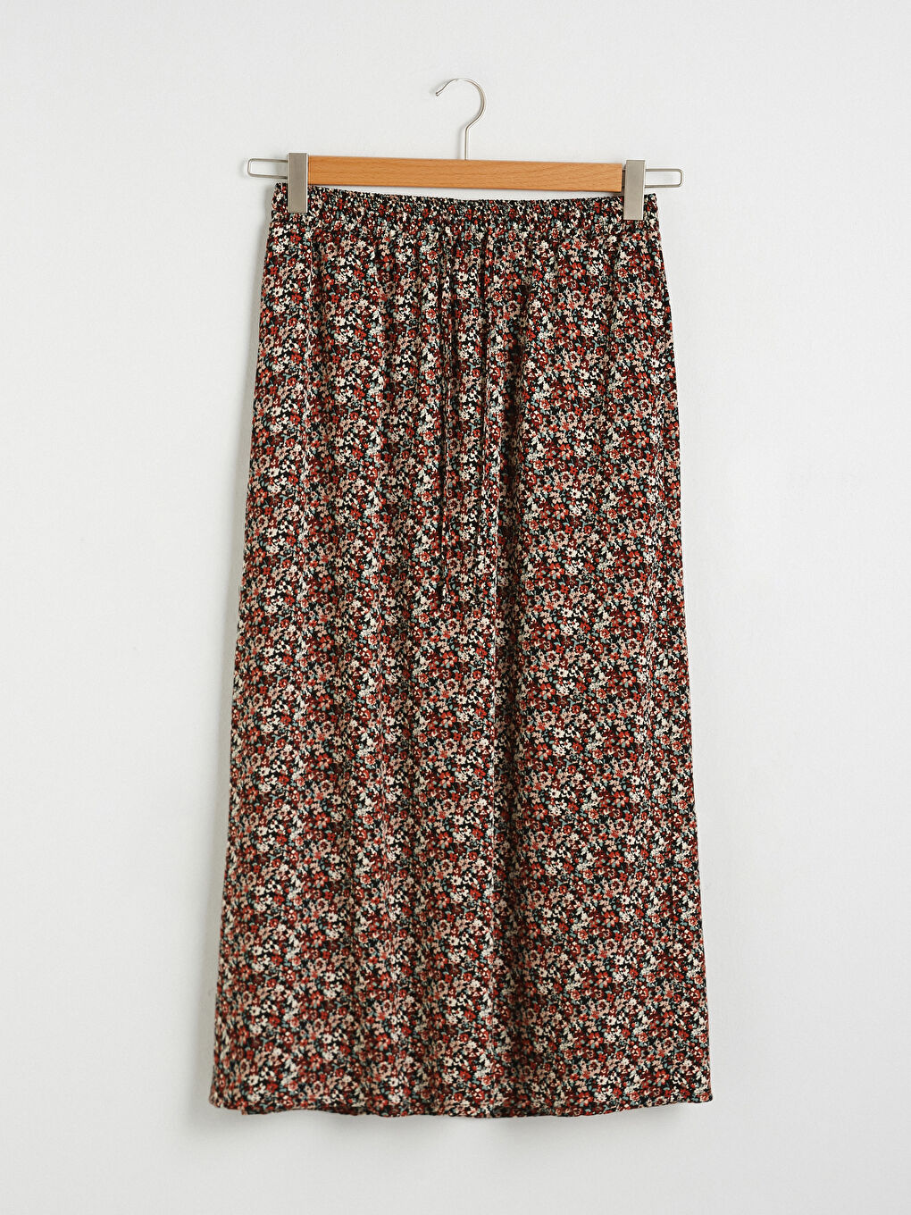 Floral Viscose Maxi Skirt-4