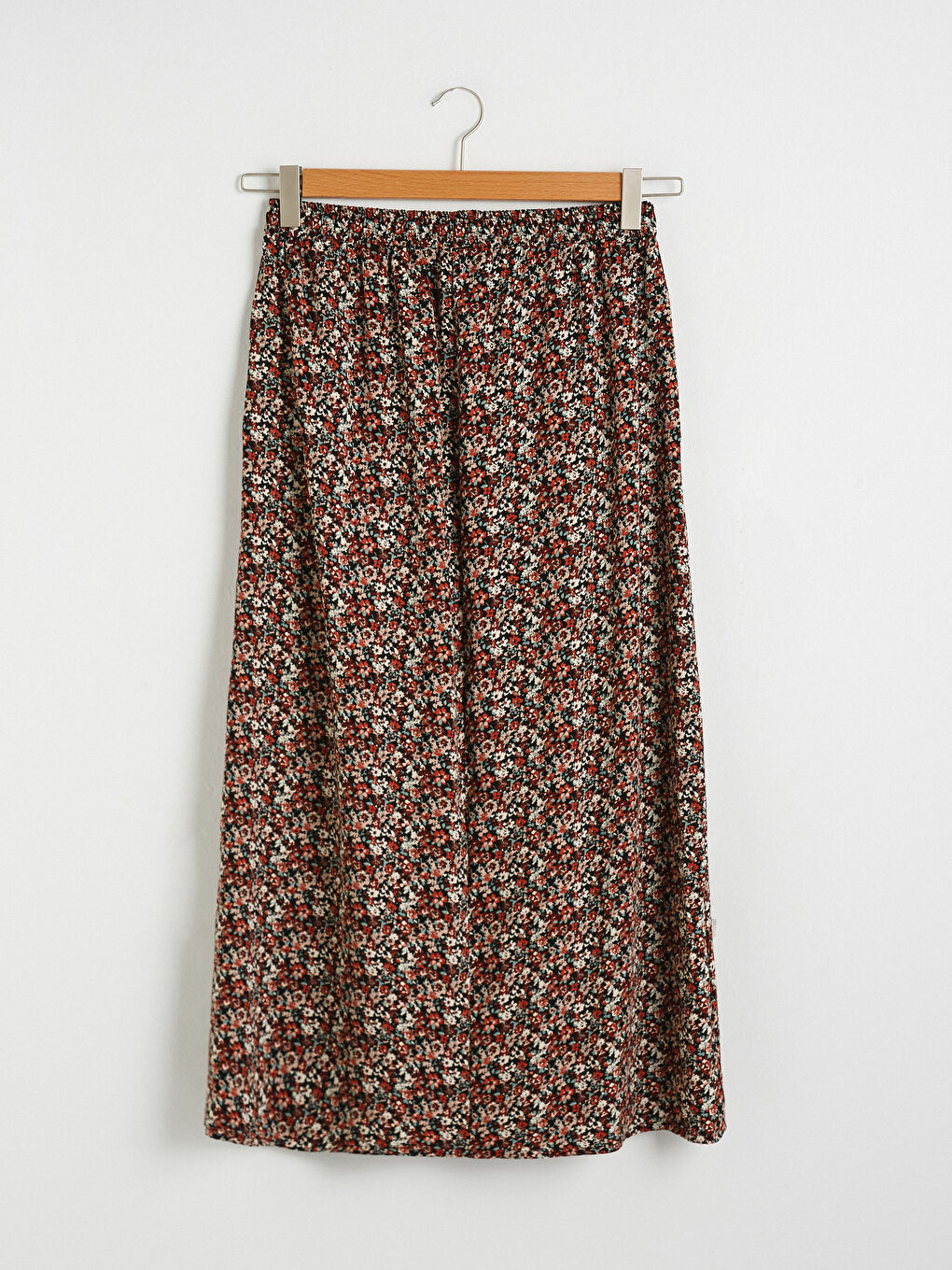 Floral Viscose Maxi Skirt-5