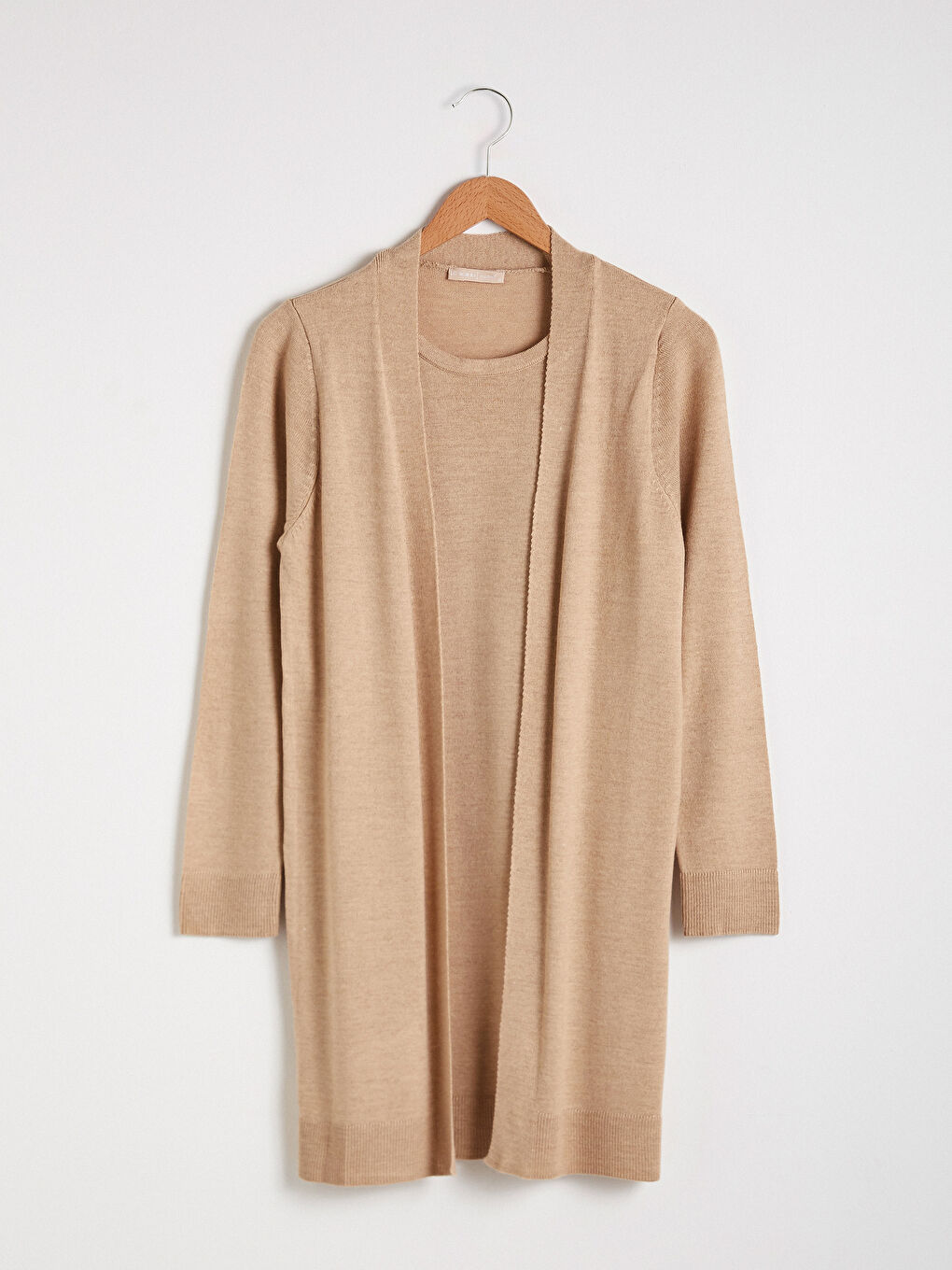 LCWAIKIKI Basic Crew Neck Long Sleeve Women's Knitwear Basic Tunic -0WIU83Z8-D4N