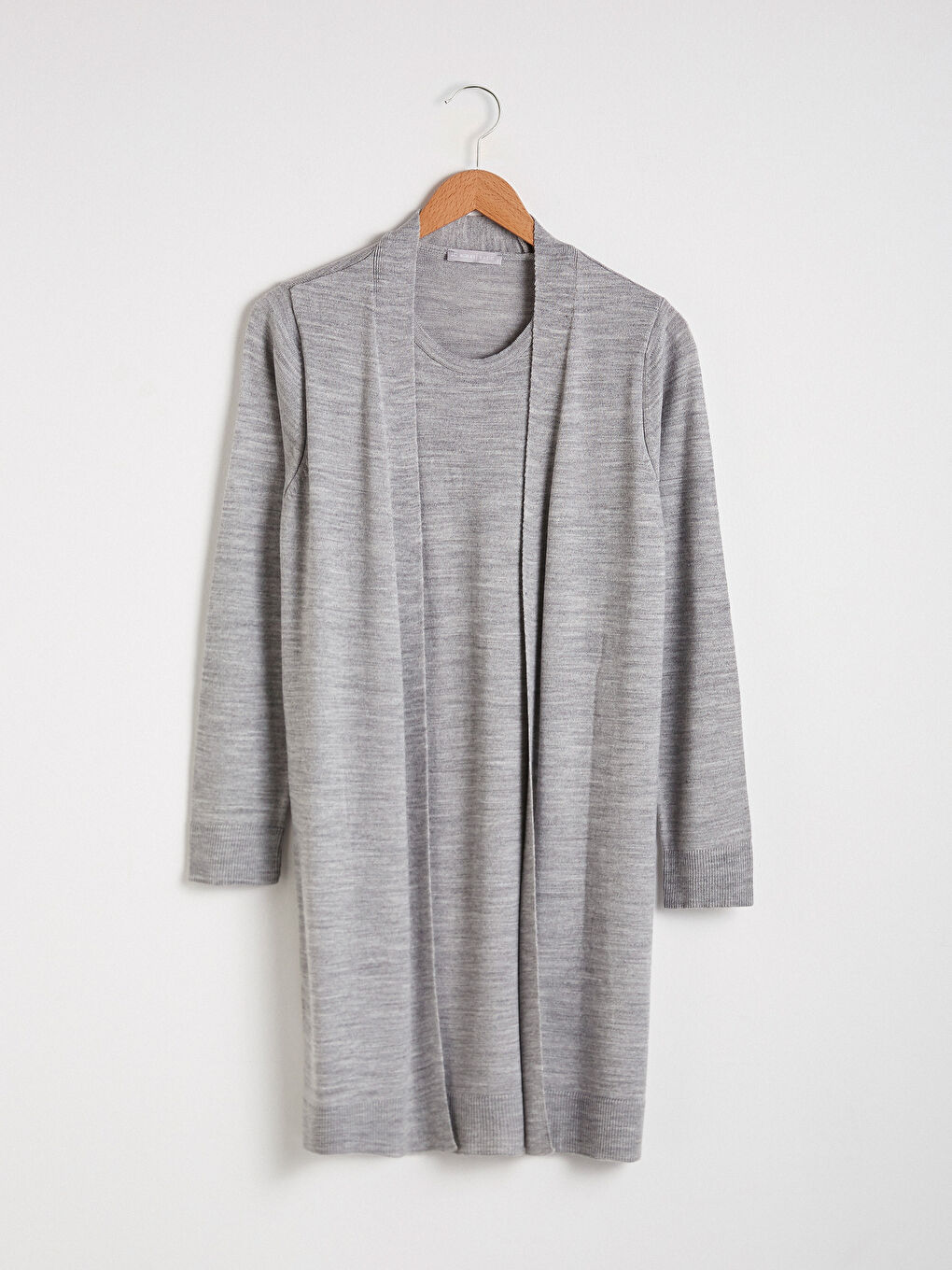 Tunique Basique en Maille à Manches Longues pour Femmes avec Col Rond-6