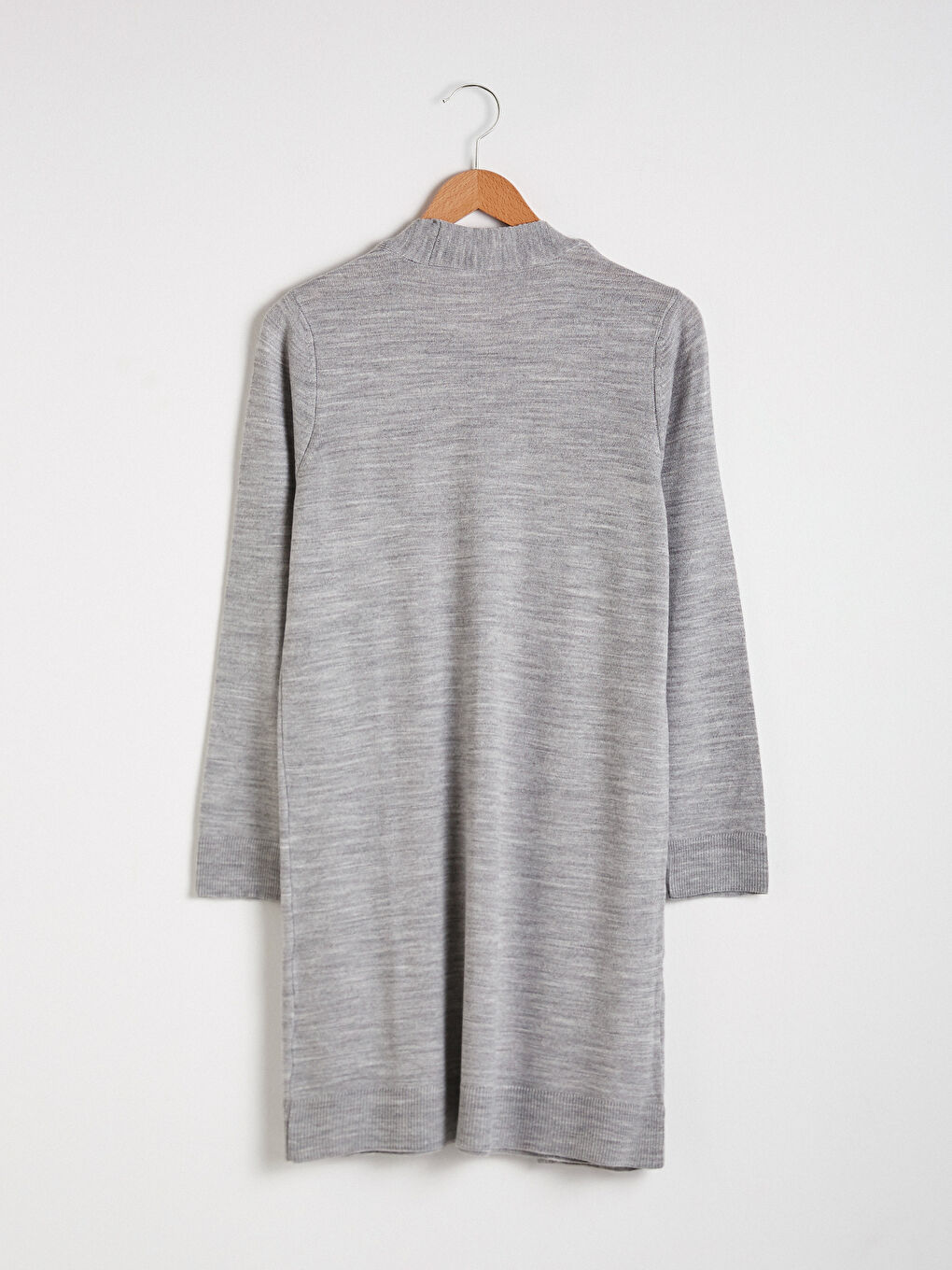 Tunique Basique en Maille à Manches Longues pour Femmes avec Col Rond-7