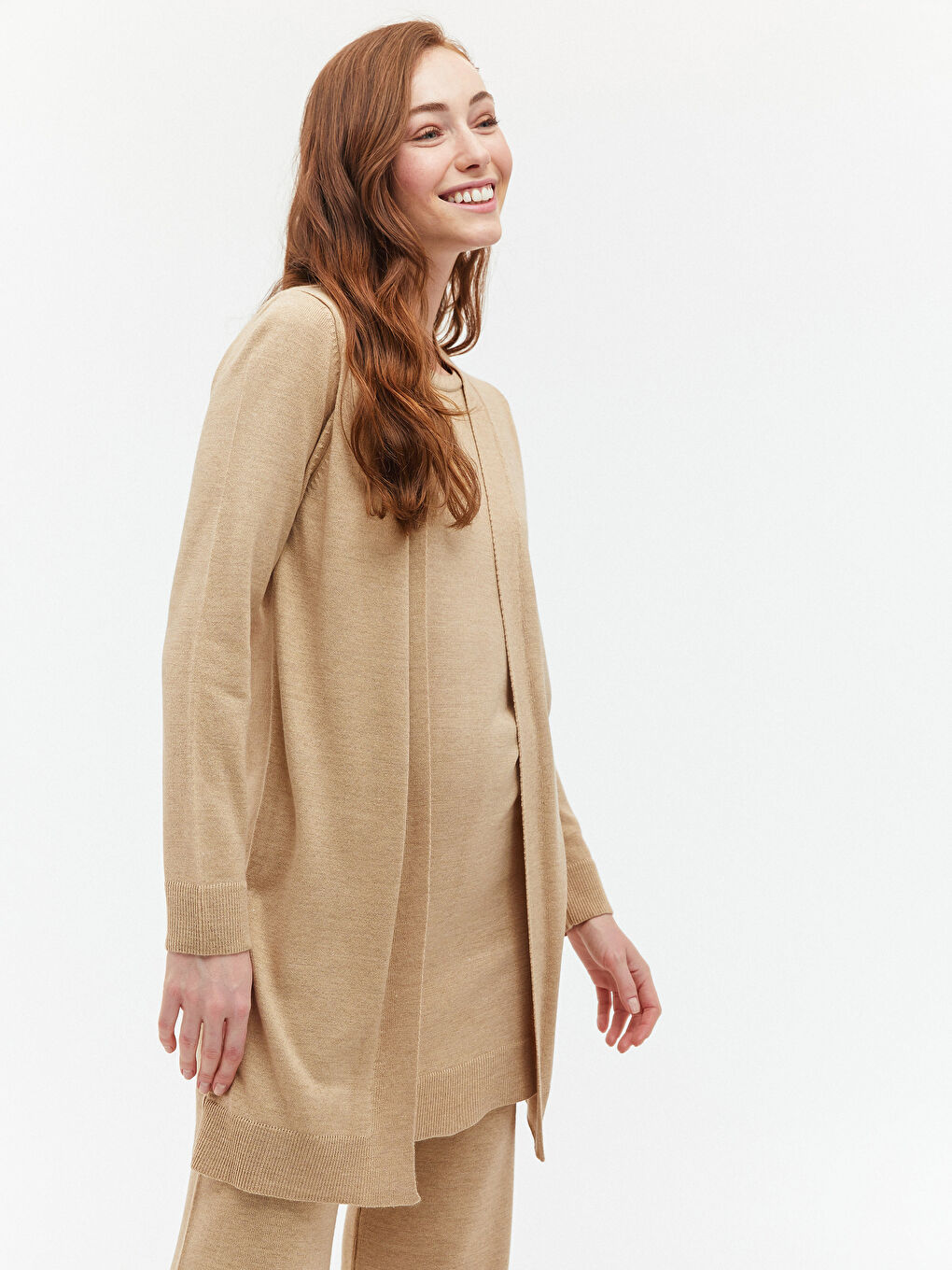 LCWAIKIKI Basic Crew Neck Long Sleeve Women's Knitwear Basic Tunic -0WIU83Z8-D4N