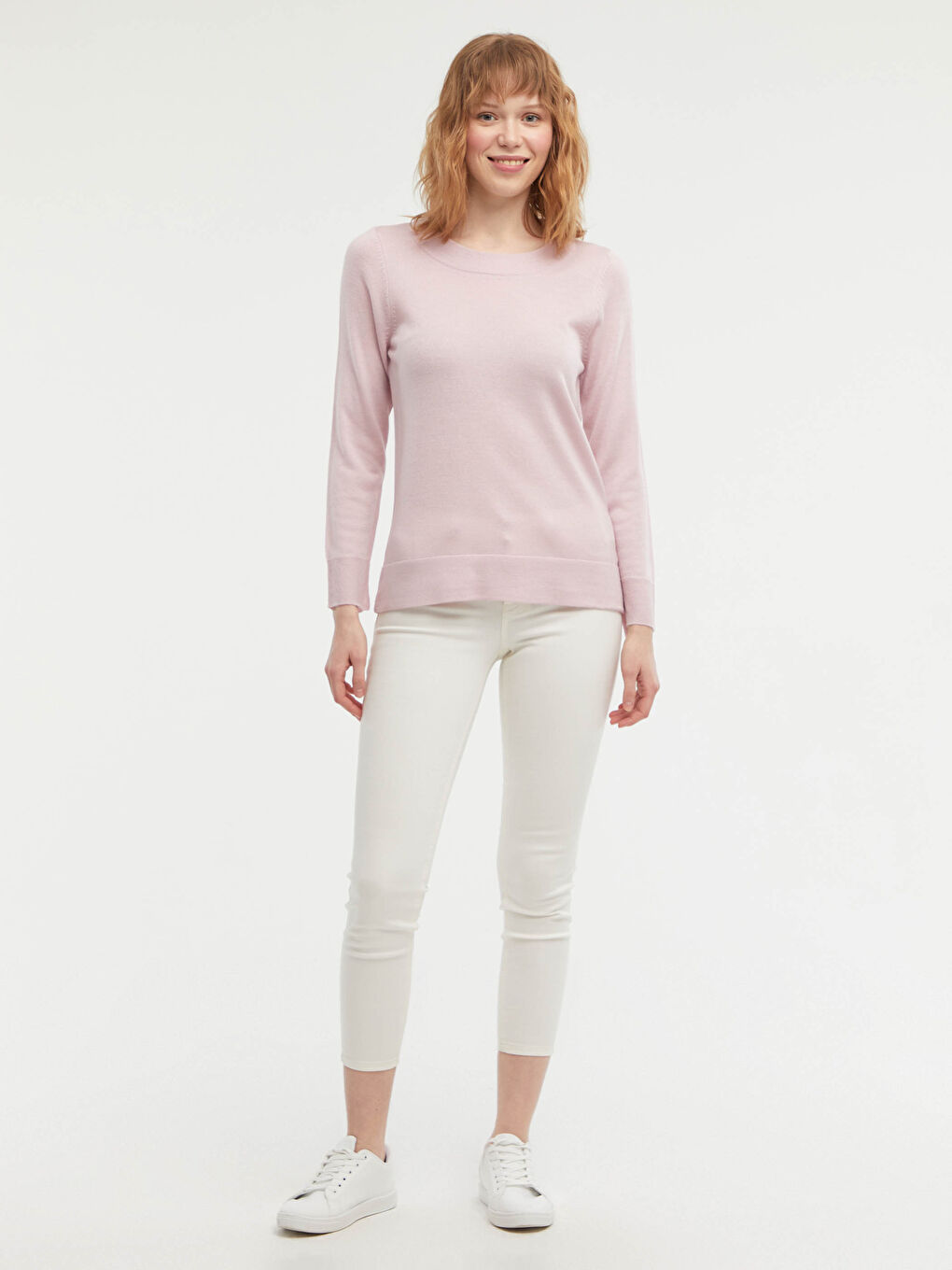 Crew Neck Knitwear Sweater-1