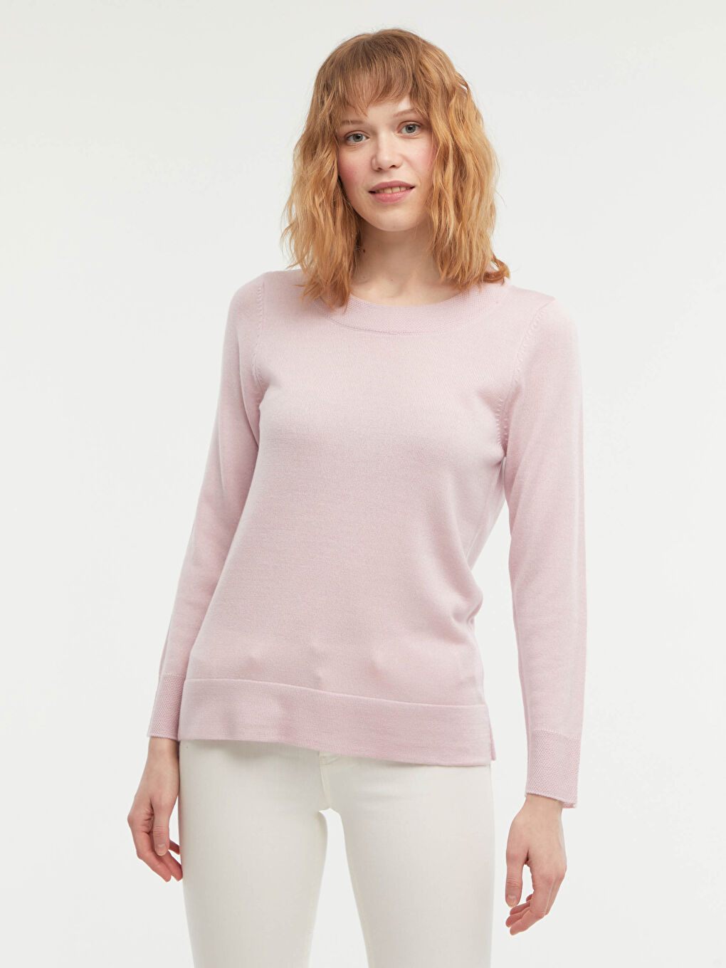 Crew Neck Knitwear Sweater-4
