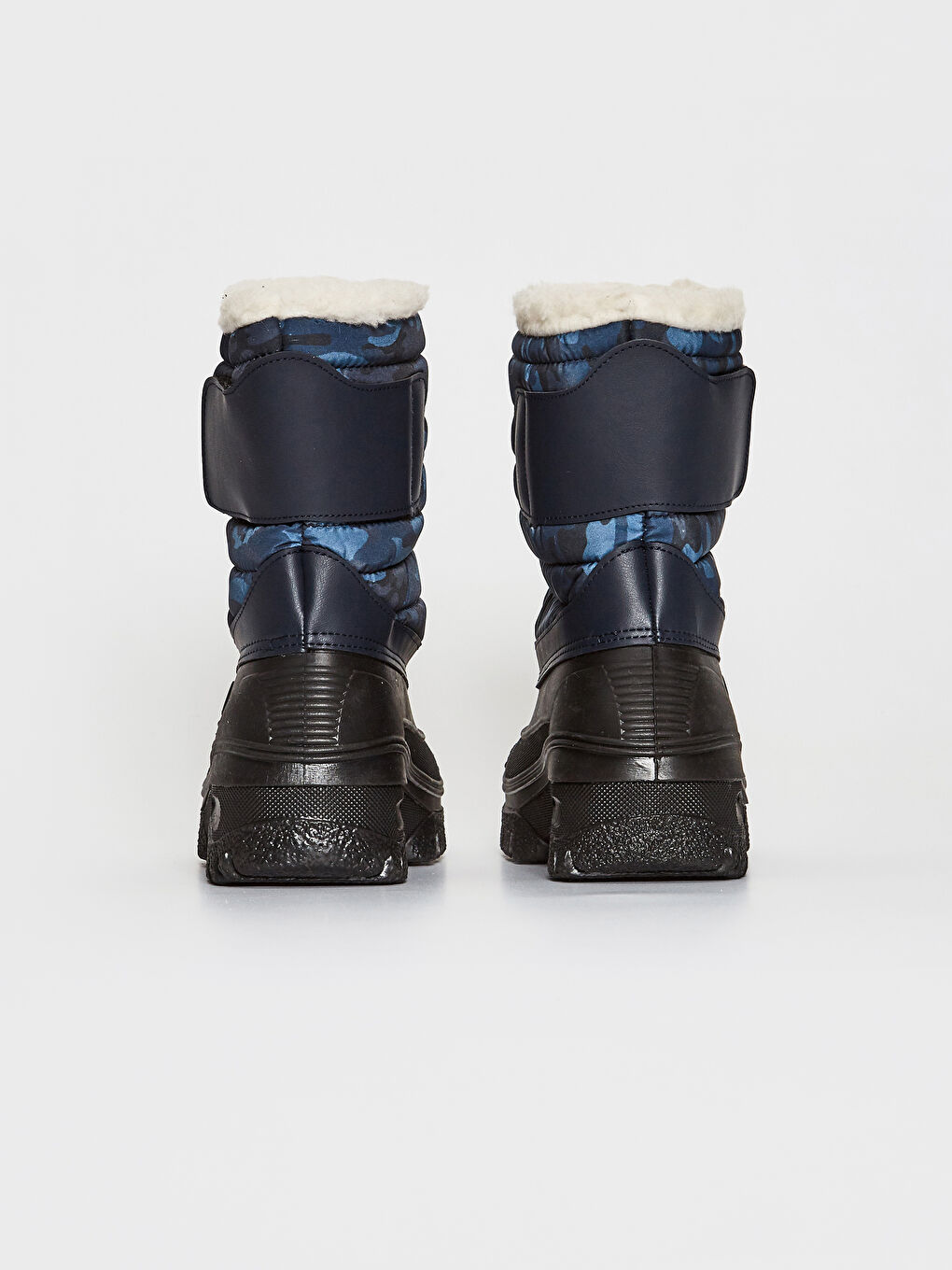 Siyah Erkek Çocuk Kürk Astarlı Bot-3