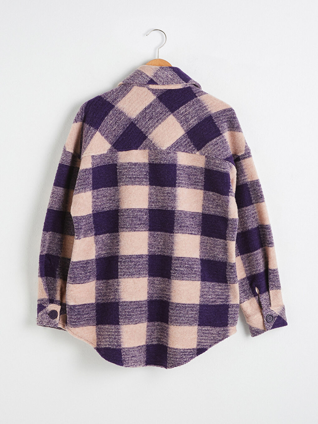 Pocket Detailed Oversized Shirt Jacket-6