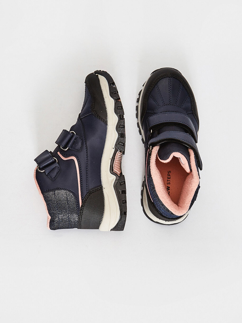 Ботинки на застежке-липучке для девочек-4