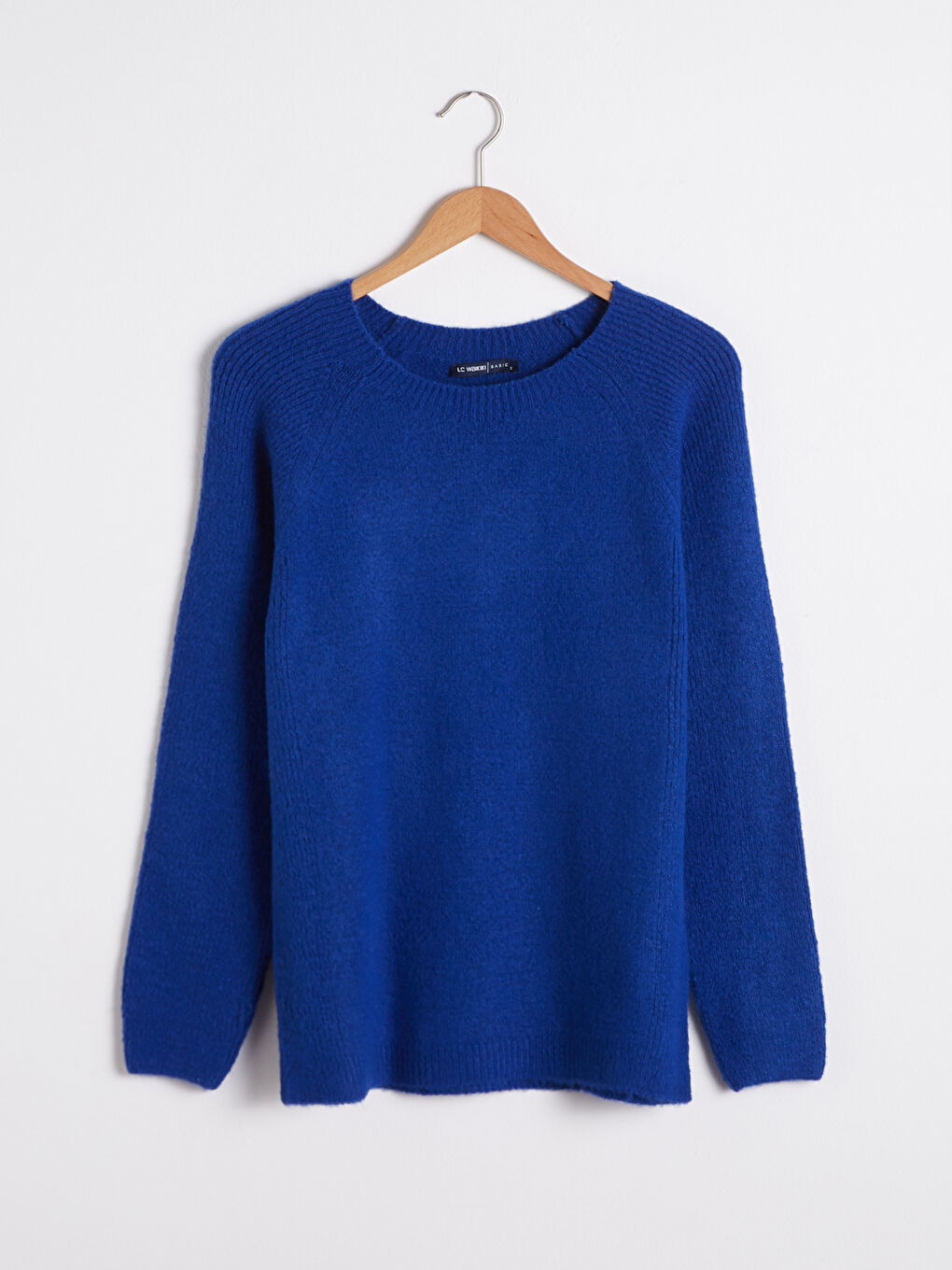 Mavi Bisiklet Yaka Triko Basic Kazak -5