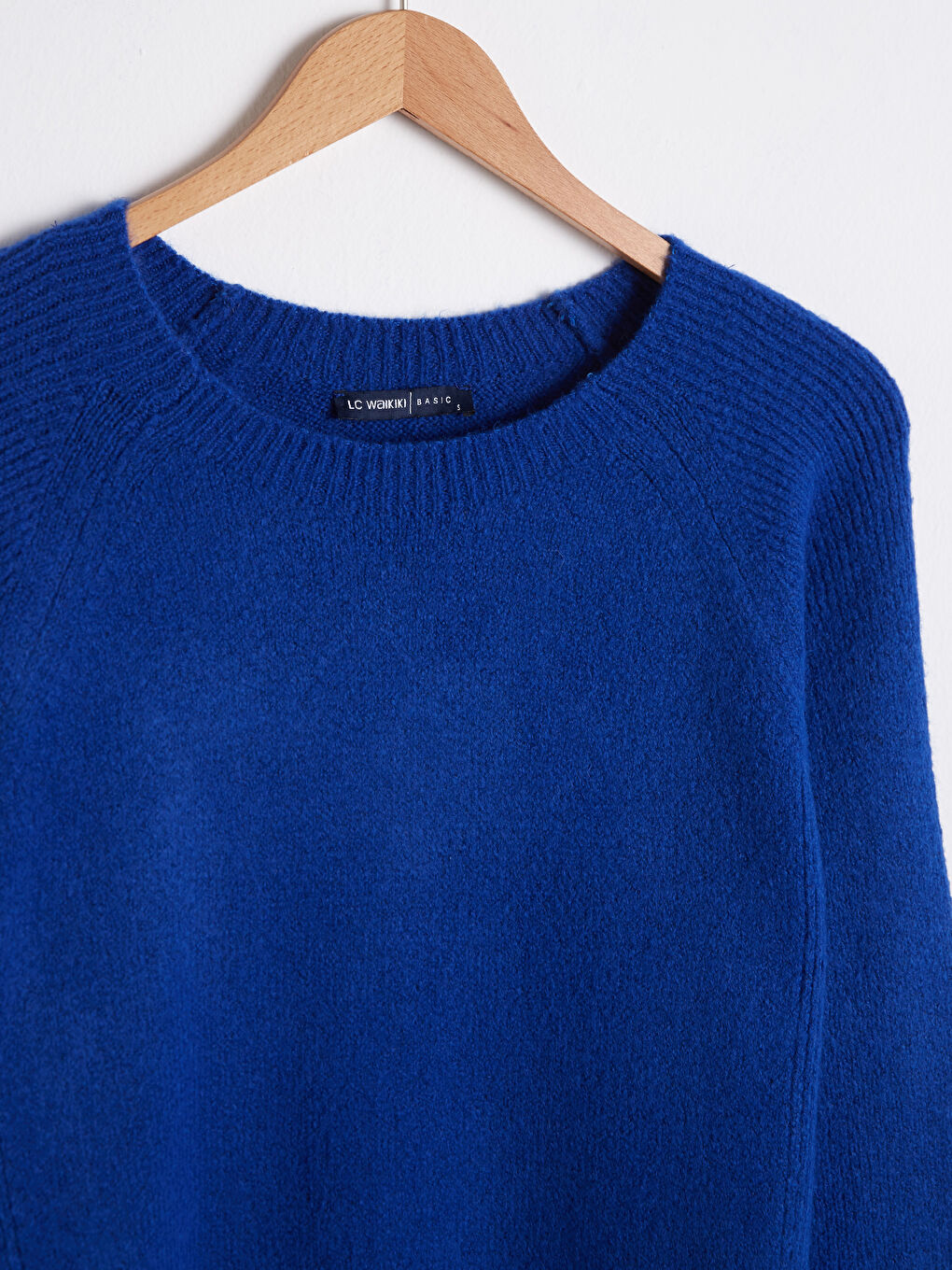 Mavi Bisiklet Yaka Triko Basic Kazak -6