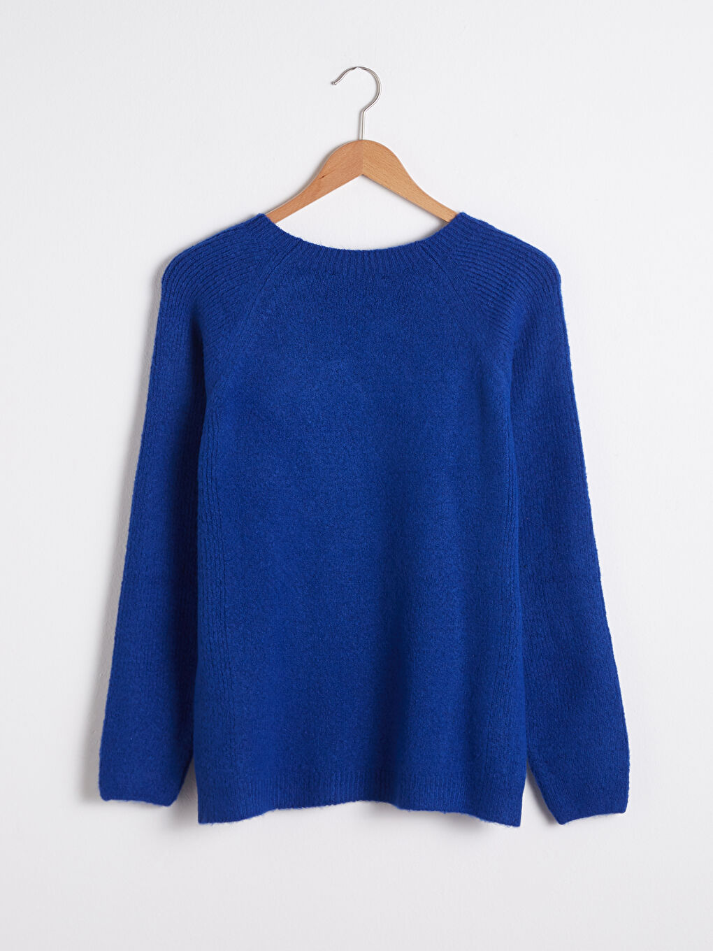 Mavi Bisiklet Yaka Triko Basic Kazak -7