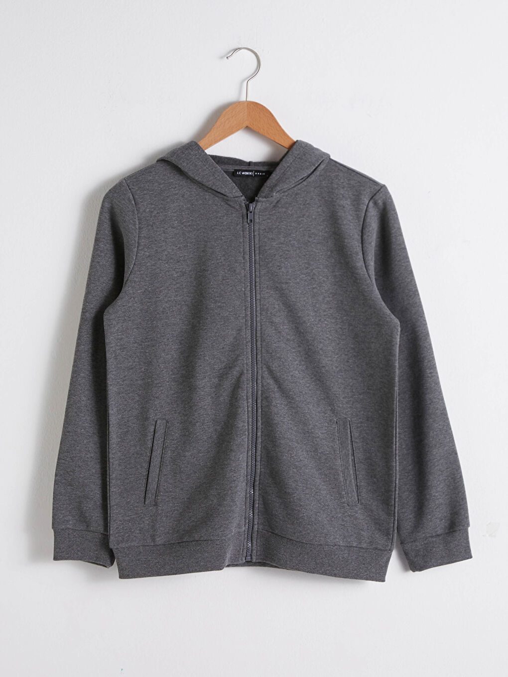 Hooded Women's Thick Zip-Up Sweatshirt-5