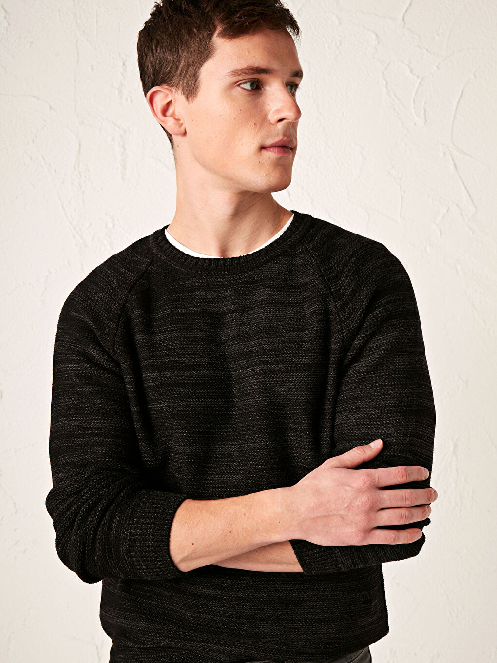 Crew Neck Knitwear Sweater-2