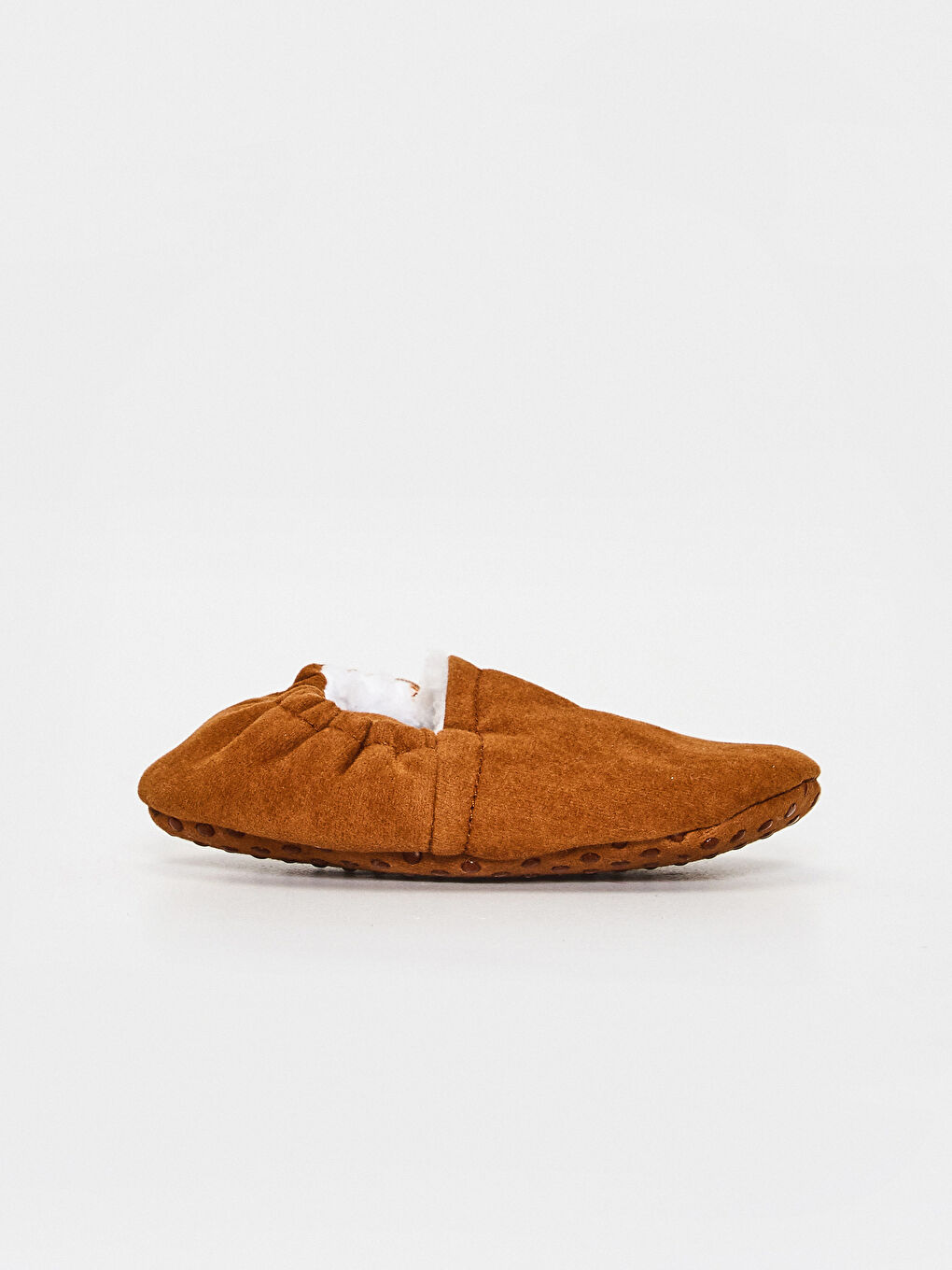 Kahverengi Erkek Bebek Yürüme Öncesi Ev Ayakkabısı-1