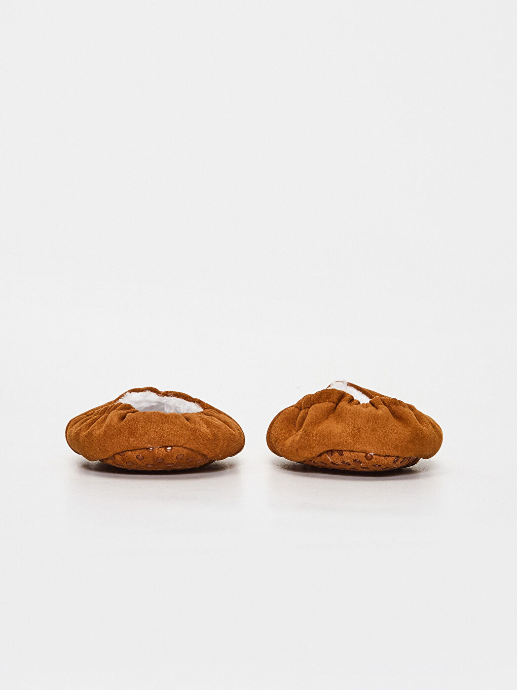 Kahverengi Erkek Bebek Yürüme Öncesi Ev Ayakkabısı-3