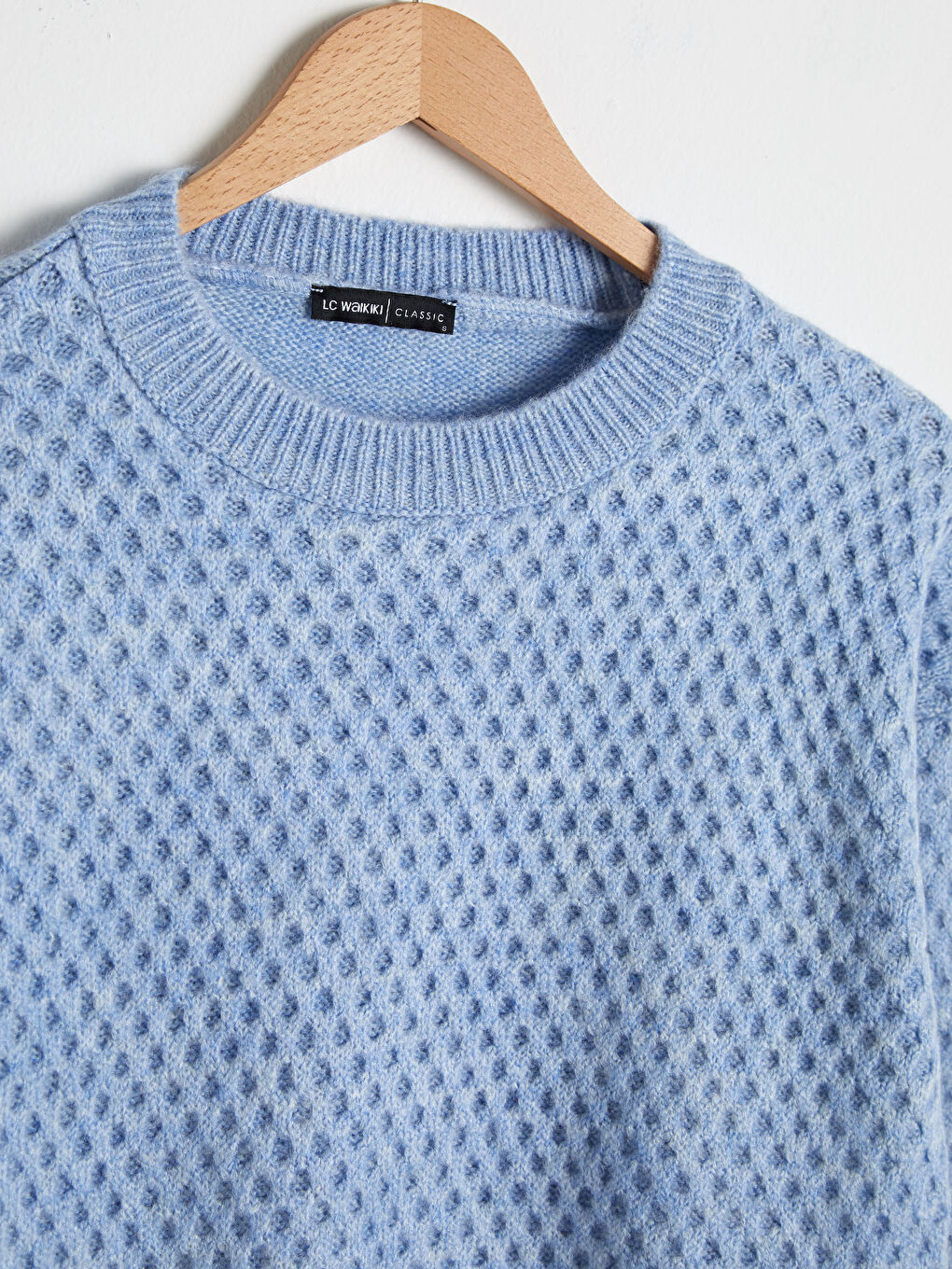 LCWAIKIKI Classic Crew Neck Acrylic Tricot Jumper -0WJ580Z8-GKM