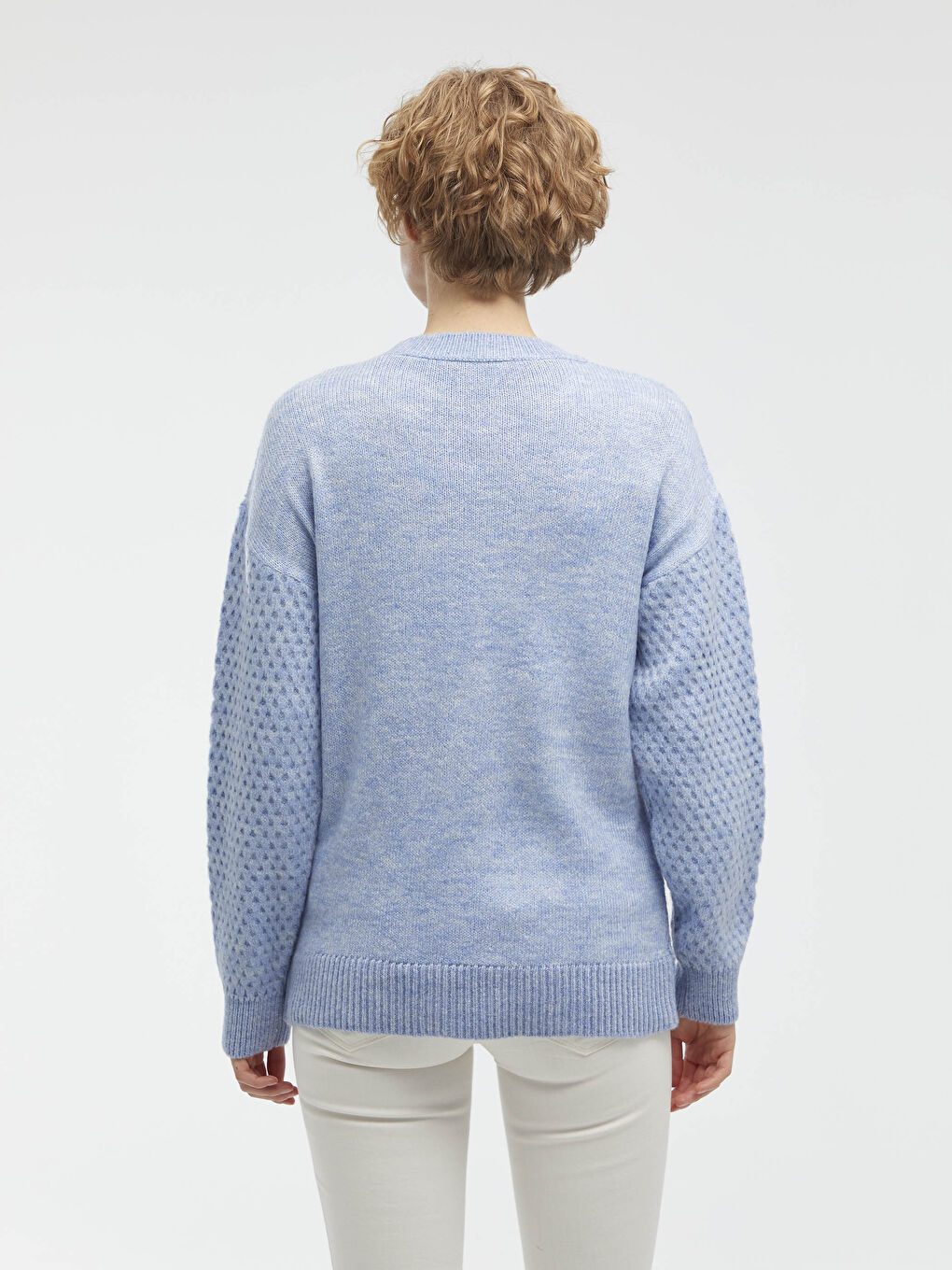 LCWAIKIKI Classic Crew Neck Acrylic Tricot Jumper -0WJ580Z8-GKM