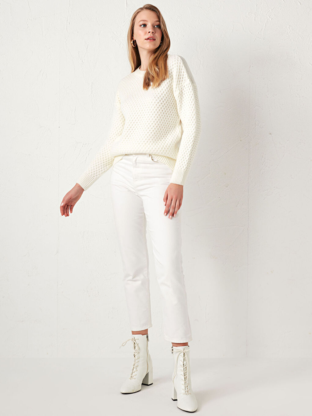 Πουλόβερ Με Στρογγυλή Λαιμόκοψη Από Ακρυλικό Tricot-3