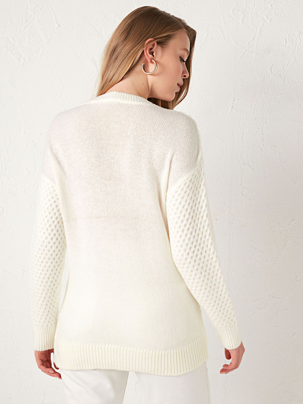 Πουλόβερ Με Στρογγυλή Λαιμόκοψη Από Ακρυλικό Tricot-4