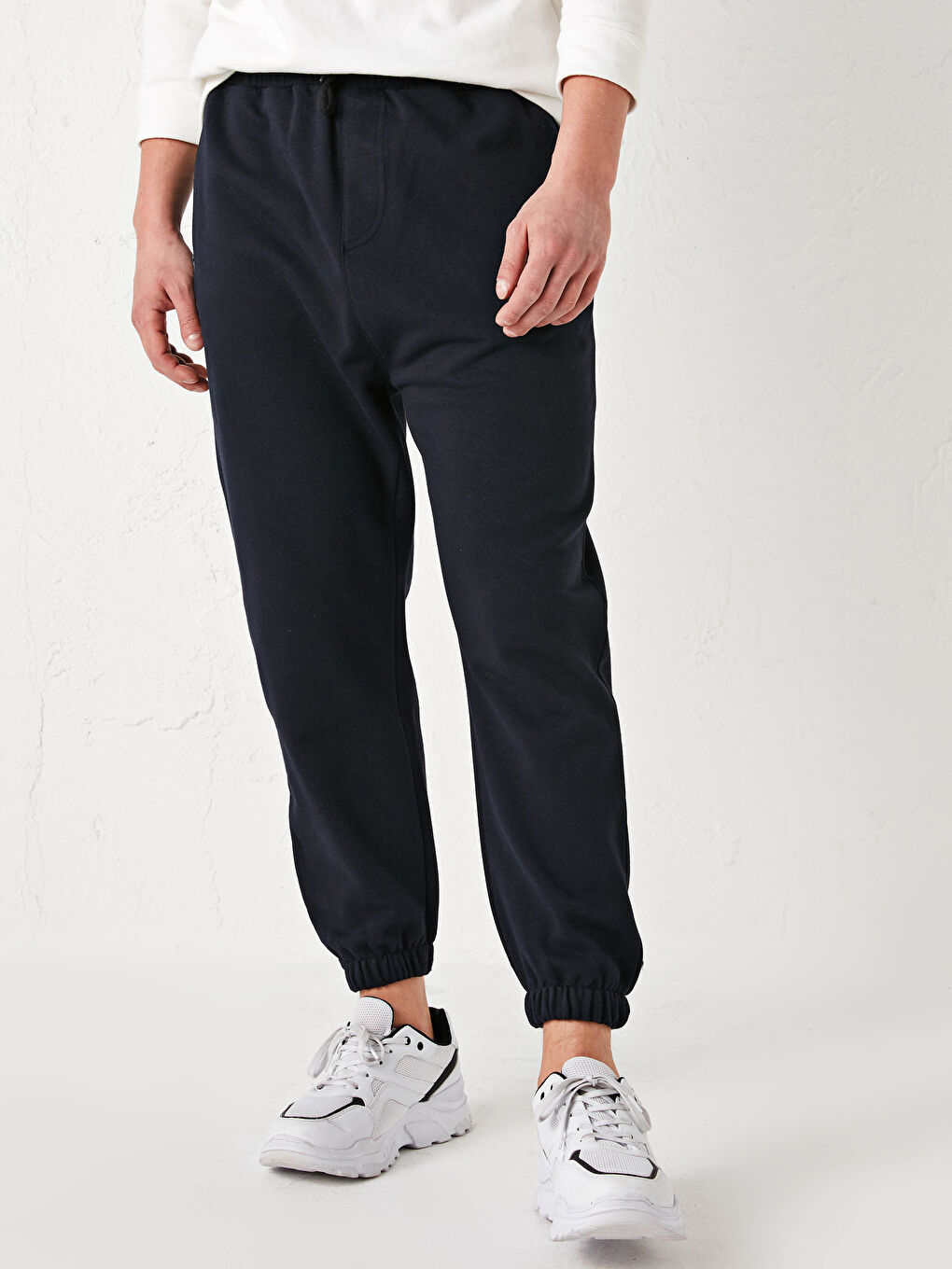 Lacivert Havuç Kalıp Erkek Jogger Eşofman Altı-2