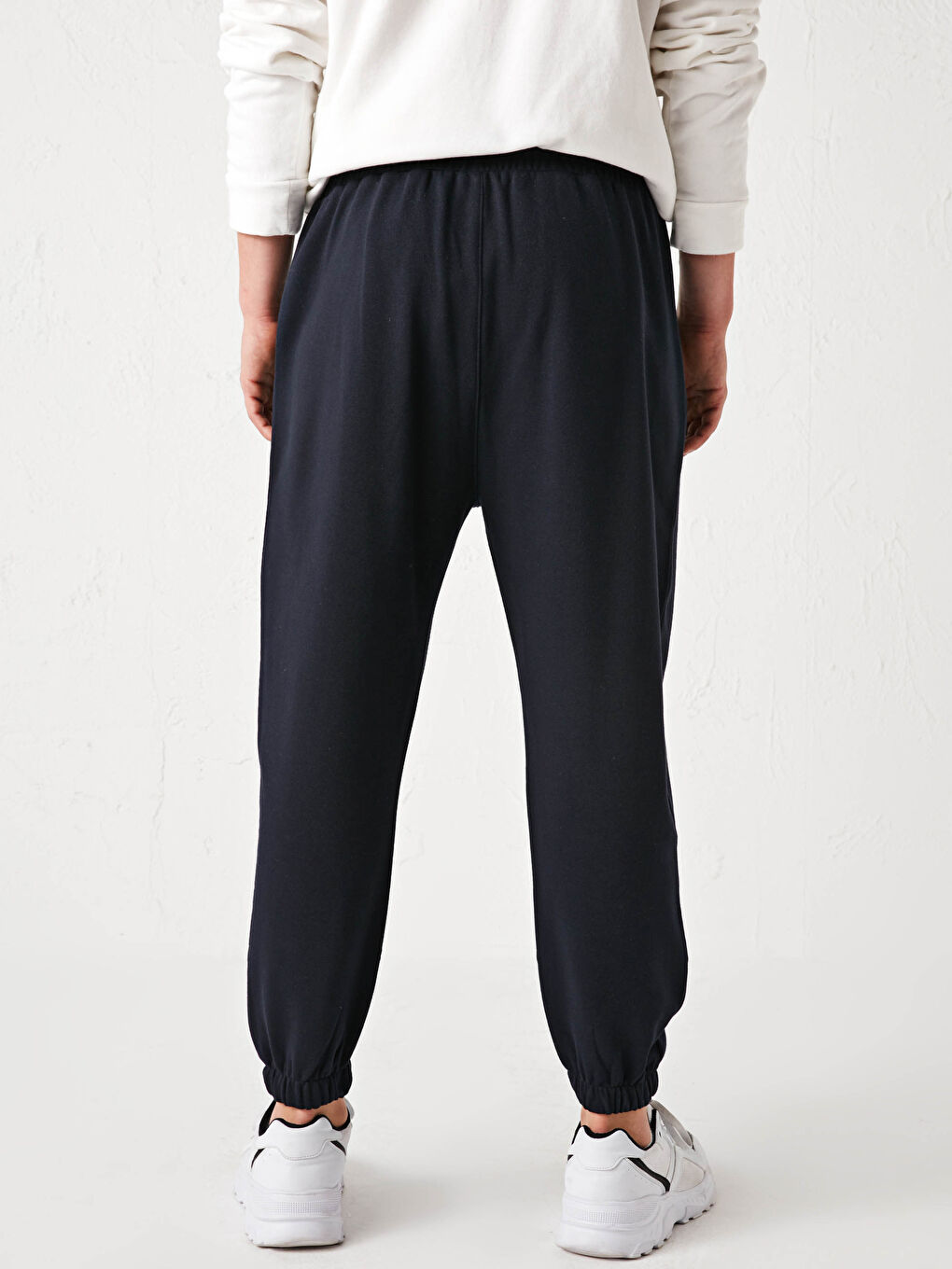 Lacivert Havuç Kalıp Erkek Jogger Eşofman Altı-3