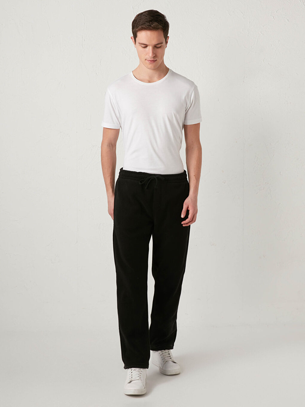 Мужские спортивные штаны из флиса стандартного кроя-1