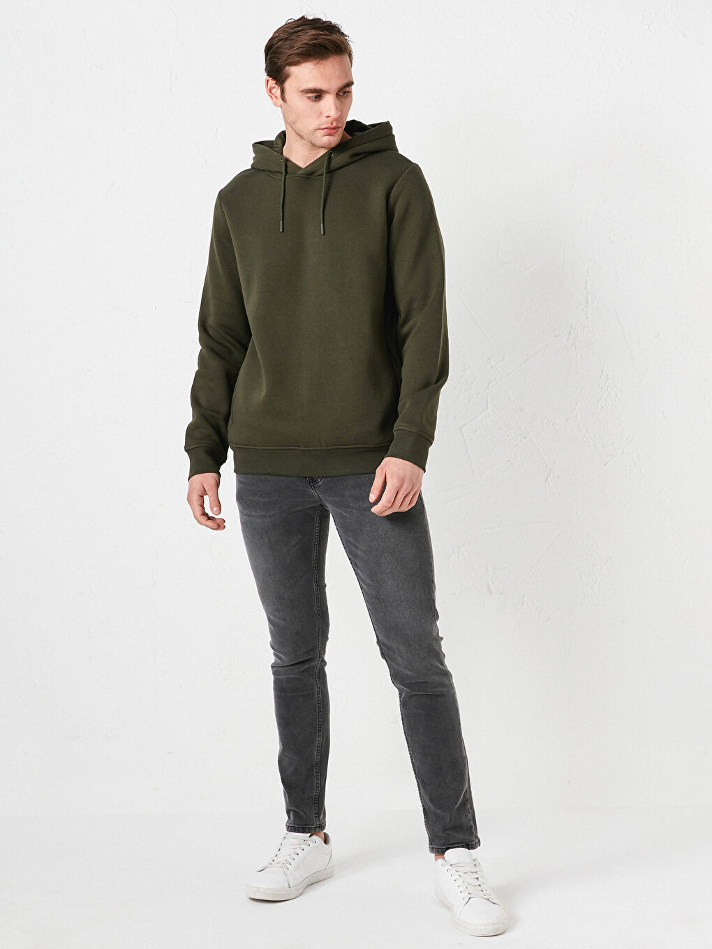 Hooded Long Sleeve Thick Men's Hoodie-3