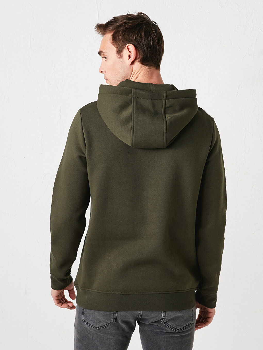 Hooded Long Sleeve Thick Men's Hoodie-4