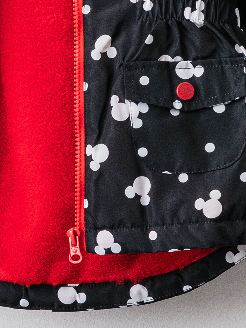 LCW baby Hooded Long Sleeve Minnie Mouse Printed Baby Girl Zipper Raincoat -W10202Z1-LQJ